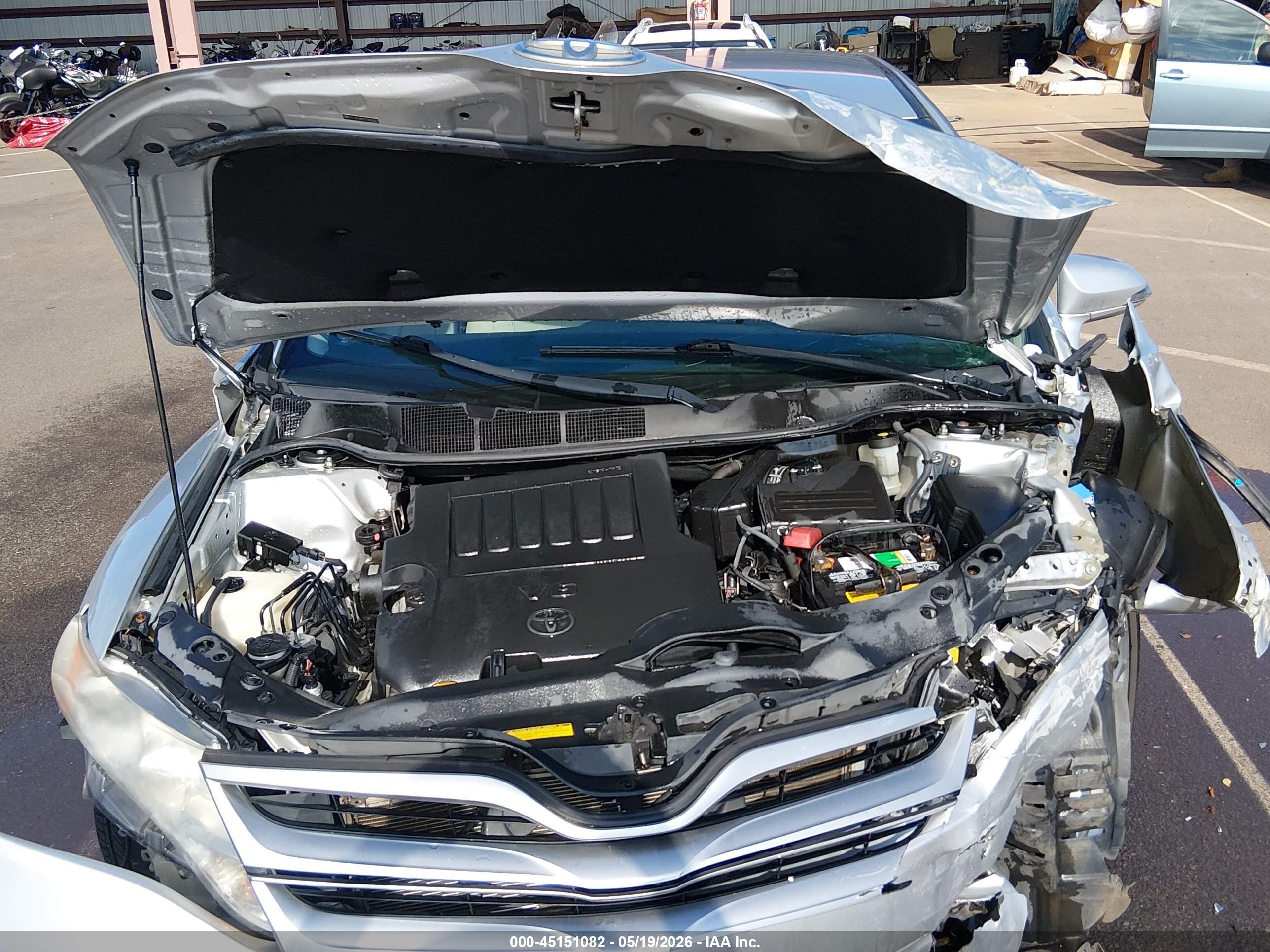 2014 Toyota Venza Xle V6 Silver vin: 4T3ZK3BB1EU065847