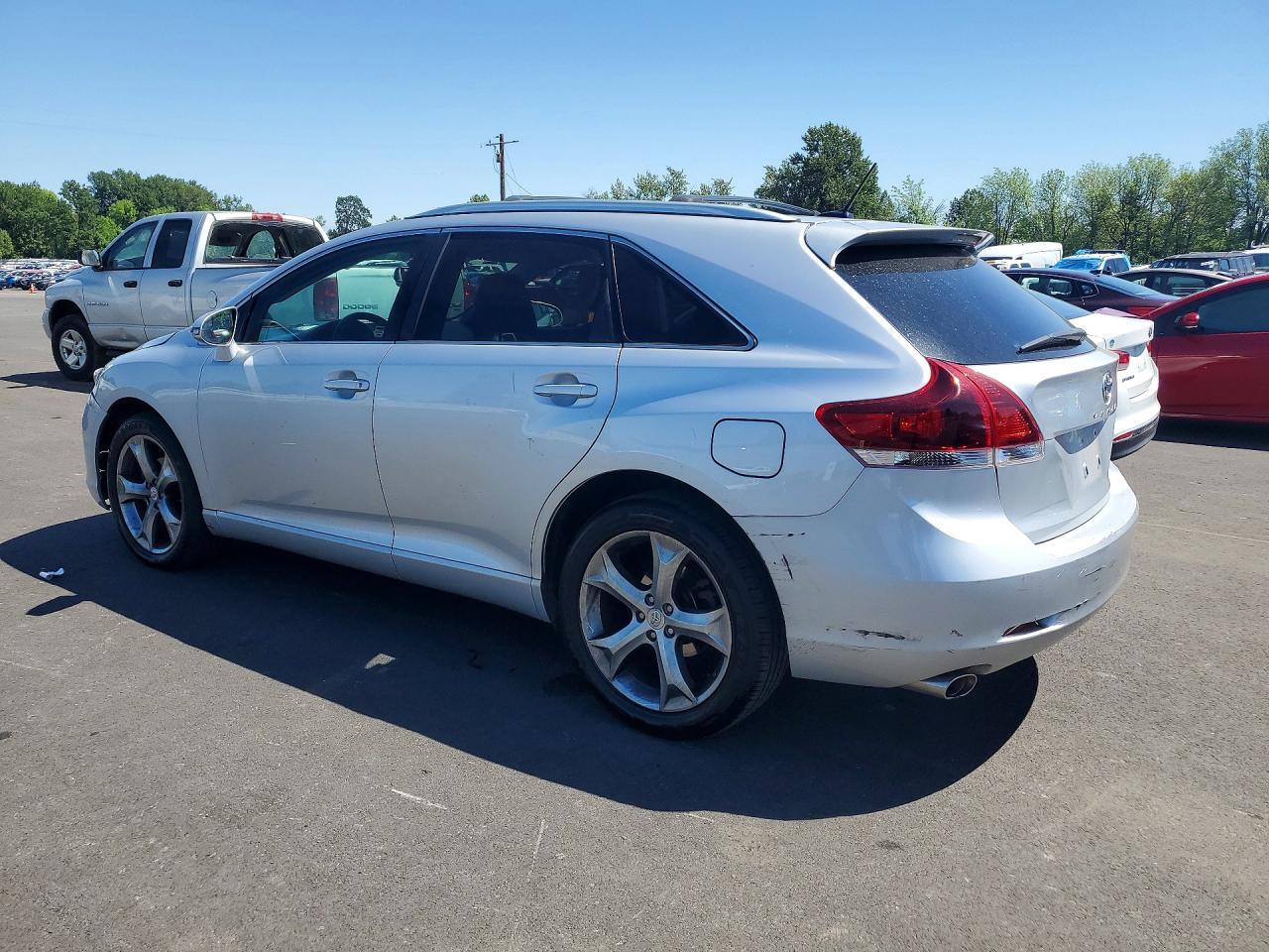 2014 Toyota Venza Le Silver vin: 4T3ZK3BB1EU065895