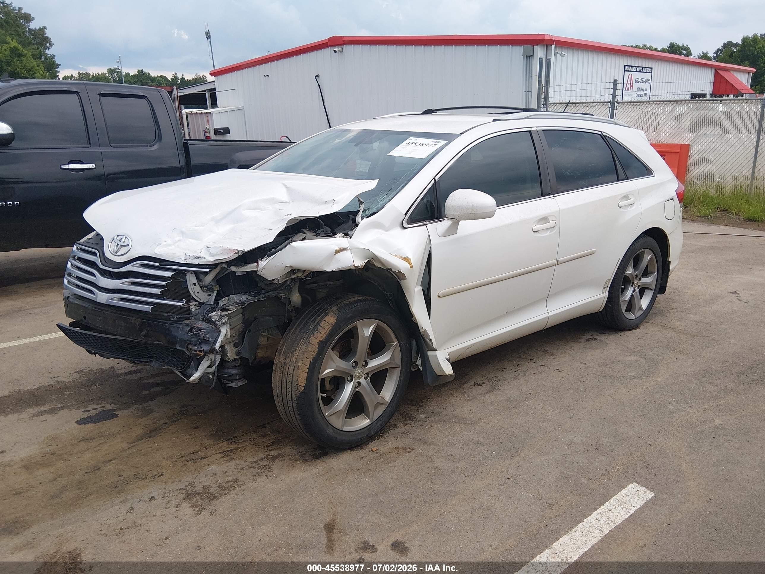 2011 Toyota Venza Base V6 White vin: 4T3ZK3BB3BU041108
