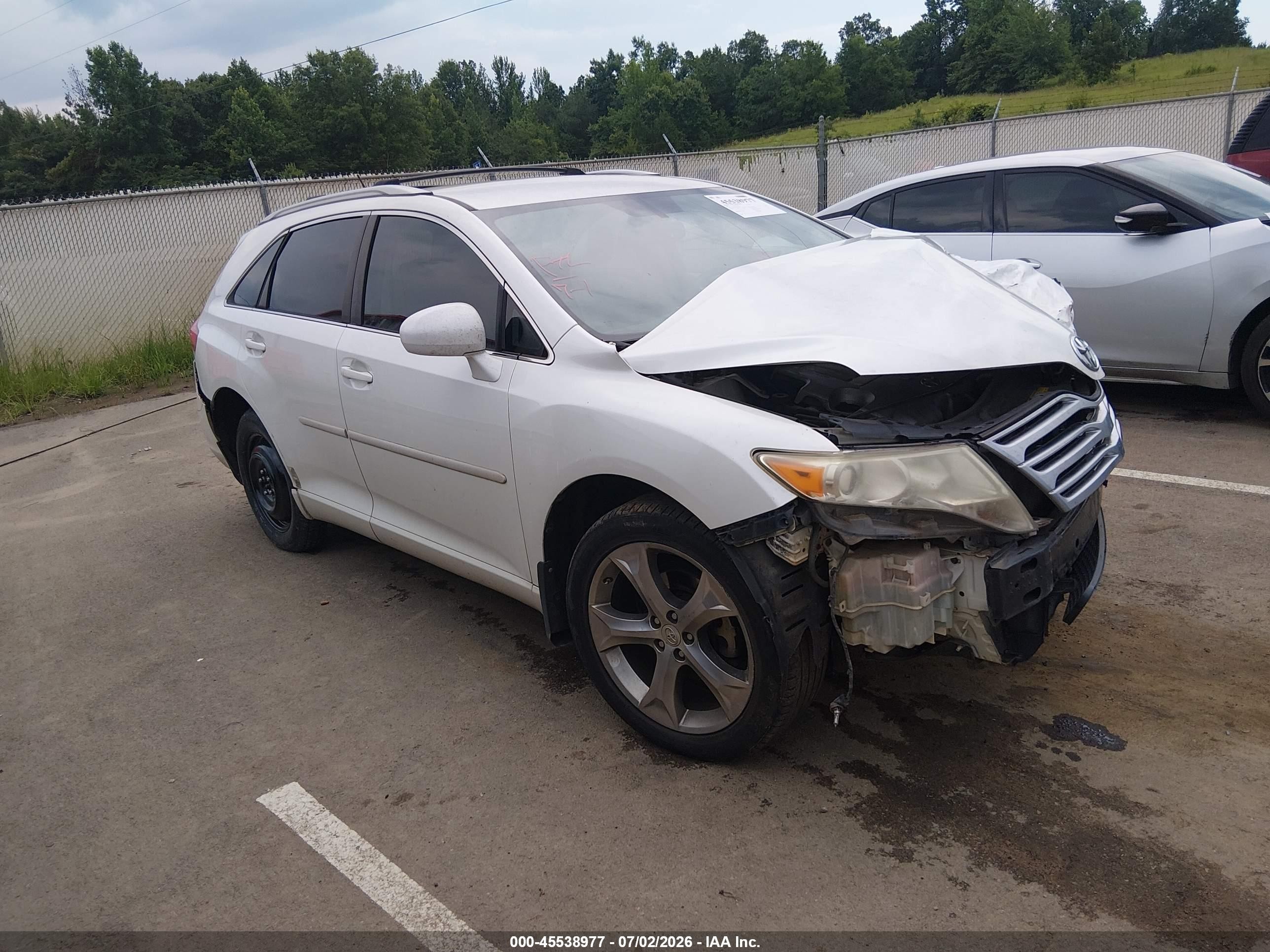 2011 Toyota Venza Base V6 White vin: 4T3ZK3BB3BU041108