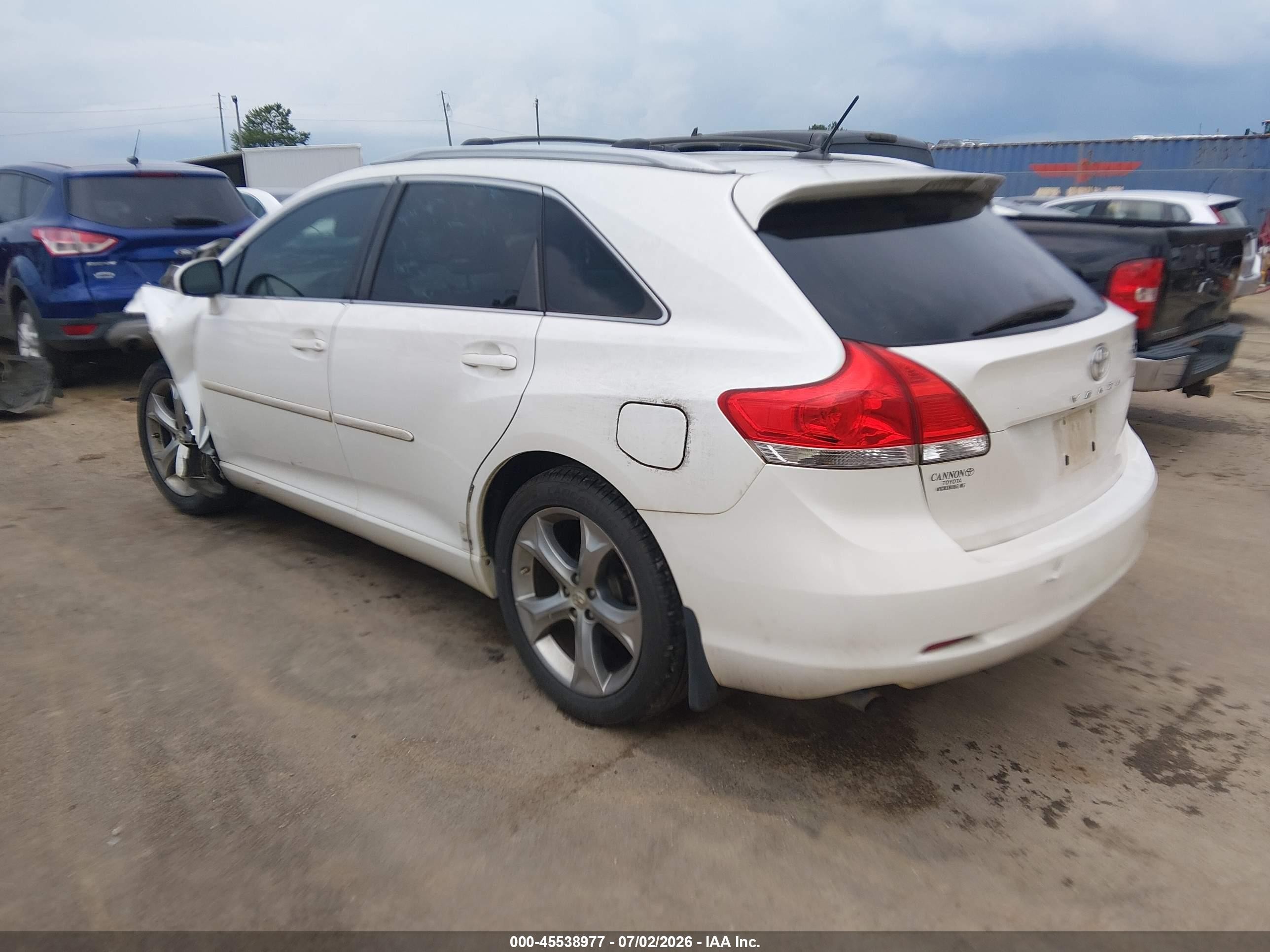 2011 Toyota Venza Base V6 White vin: 4T3ZK3BB3BU041108