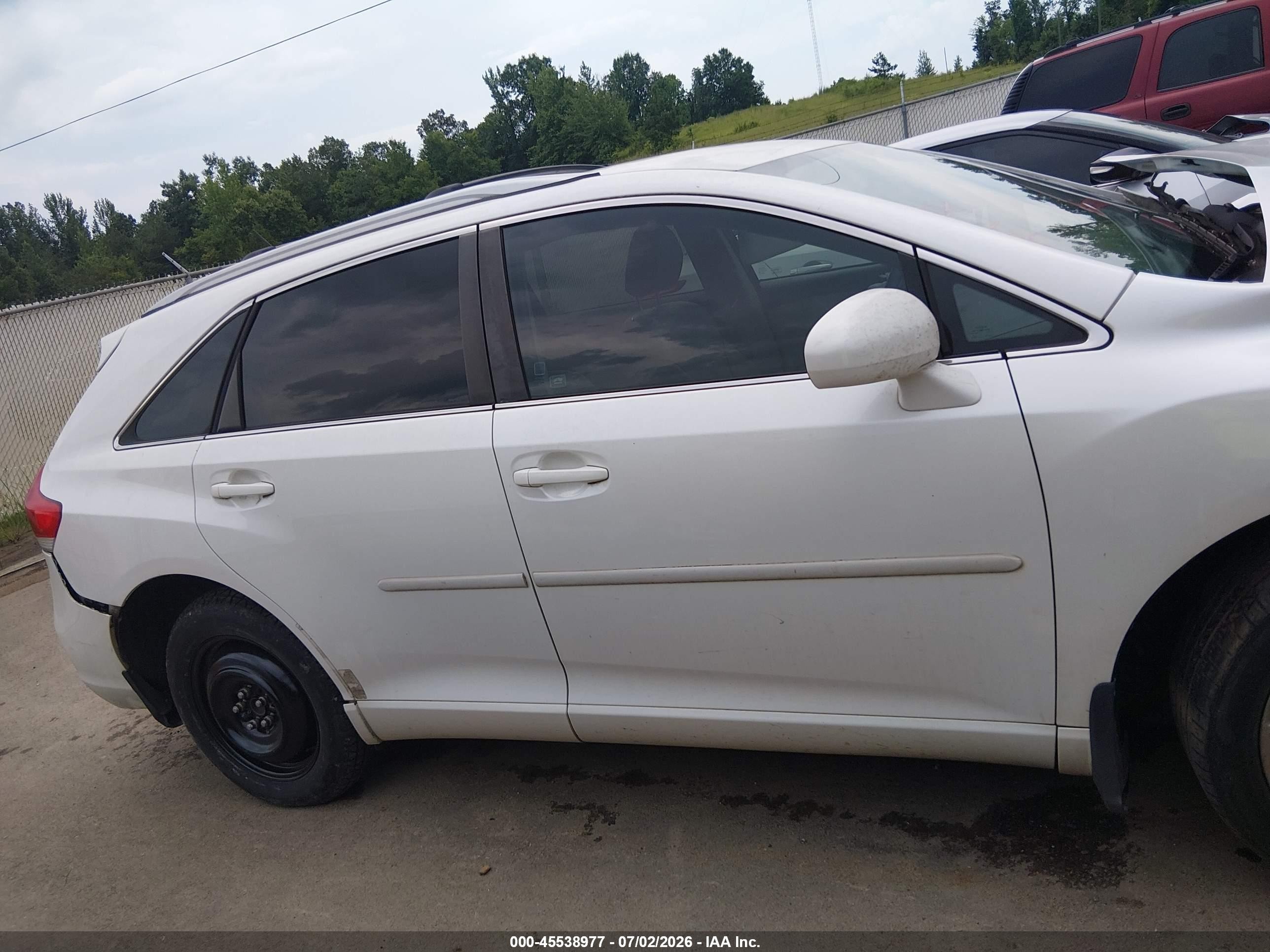 2011 Toyota Venza Base V6 White vin: 4T3ZK3BB3BU041108
