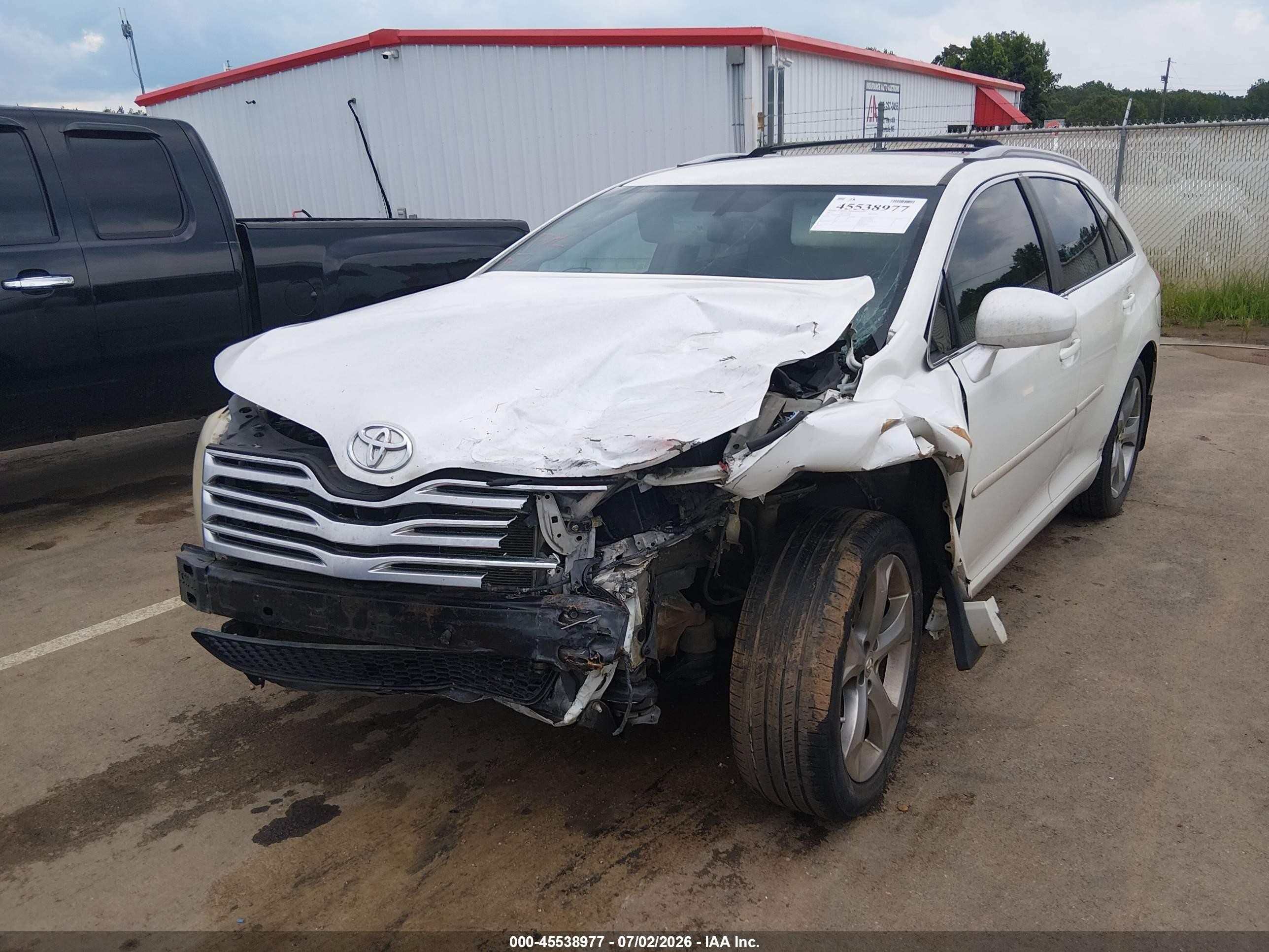 2011 Toyota Venza Base V6 White vin: 4T3ZK3BB3BU041108