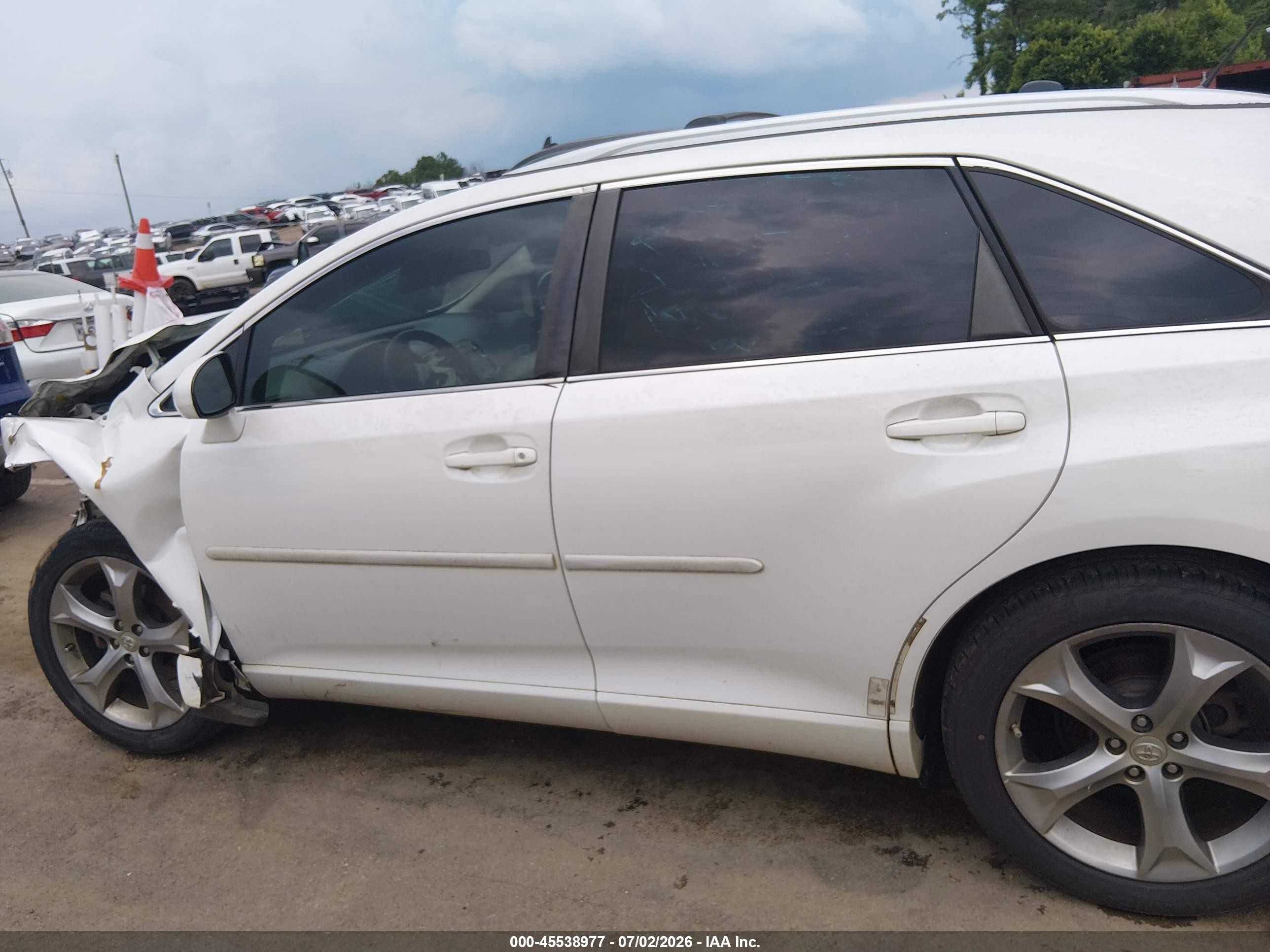 2011 Toyota Venza Base V6 White vin: 4T3ZK3BB3BU041108