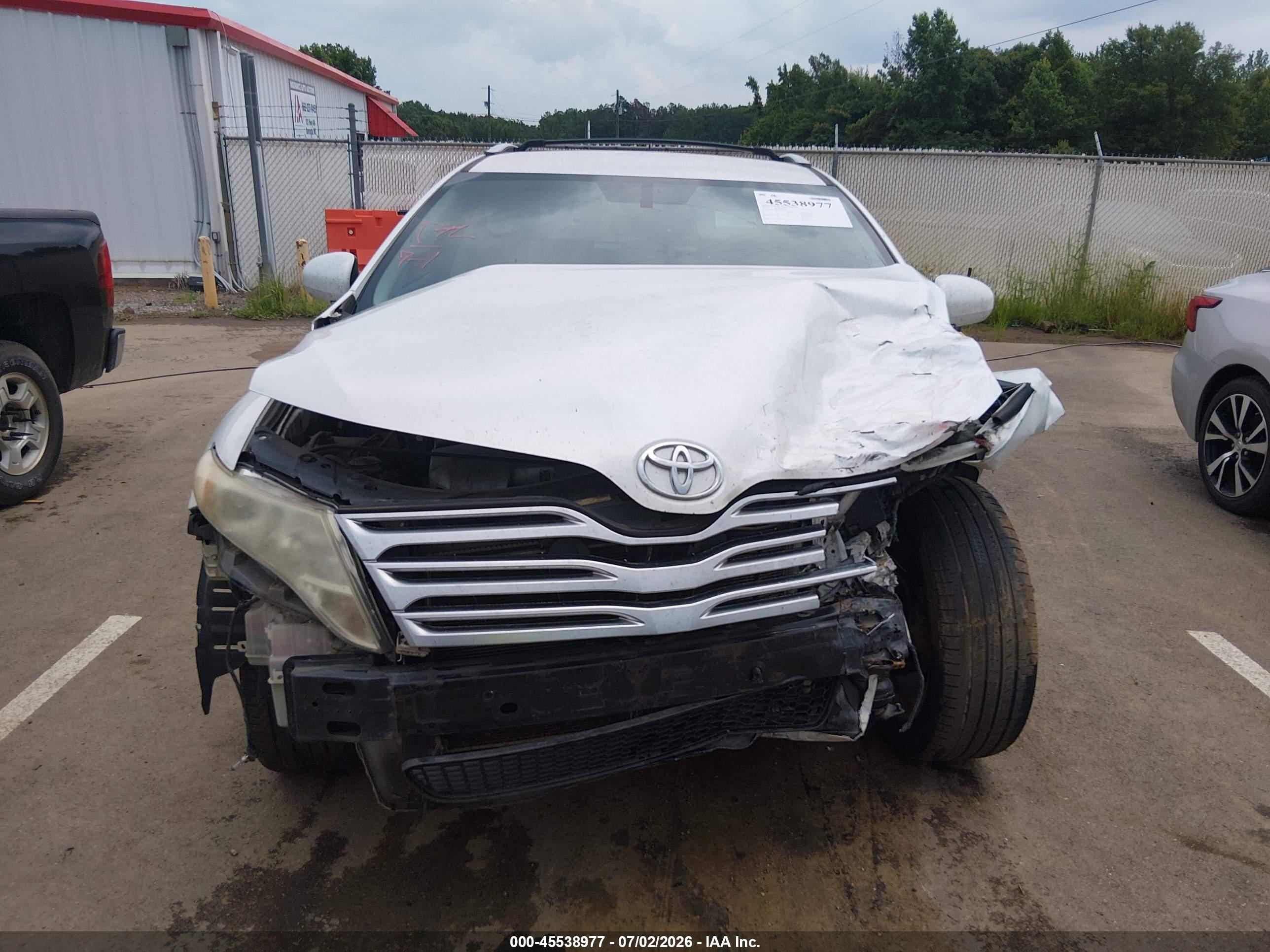 2011 Toyota Venza Base V6 White vin: 4T3ZK3BB3BU041108