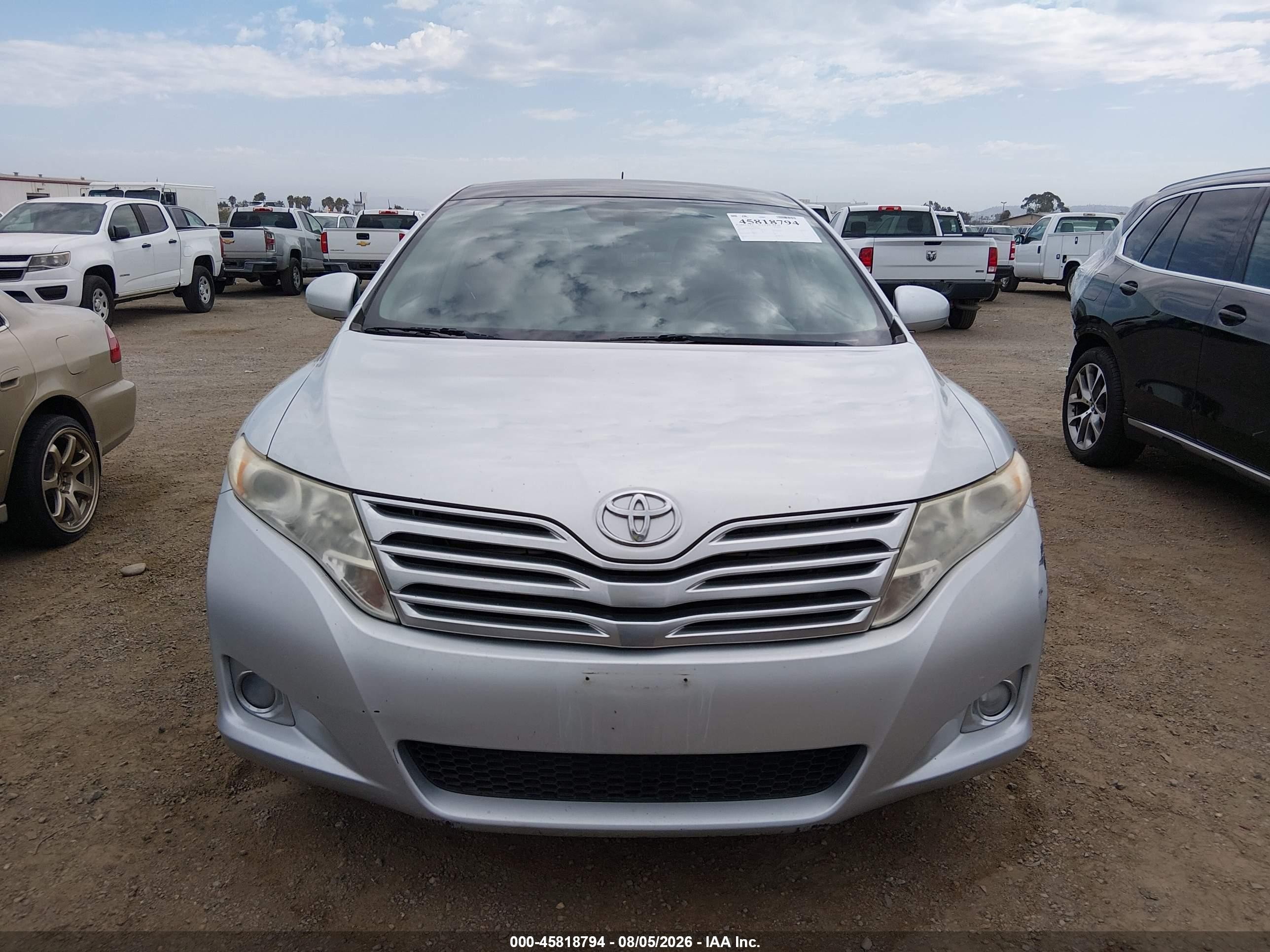 2011 Toyota Venza Base V6 Silver vin: 4T3ZK3BB3BU043909