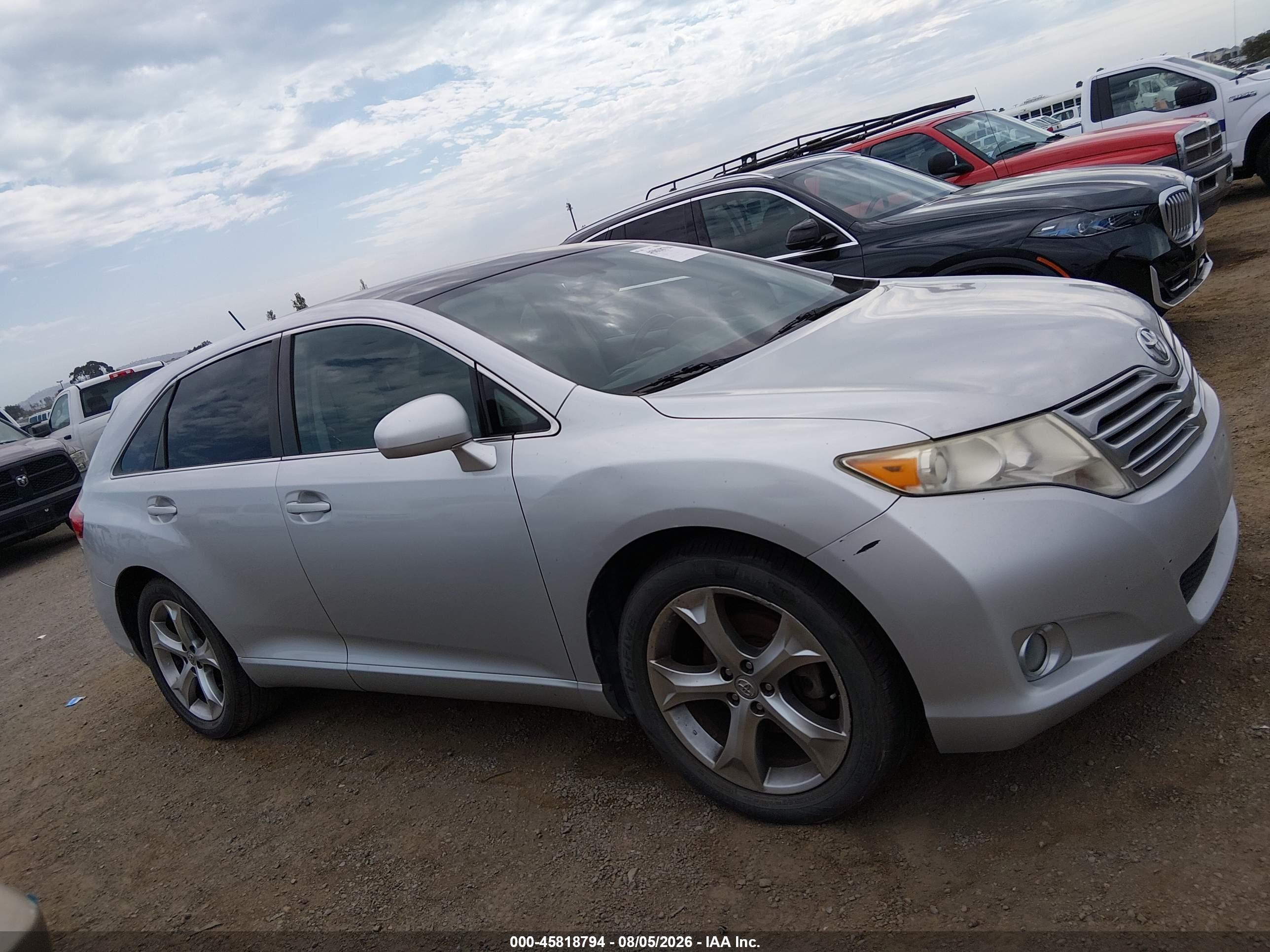 2011 Toyota Venza Base V6 Silver vin: 4T3ZK3BB3BU043909