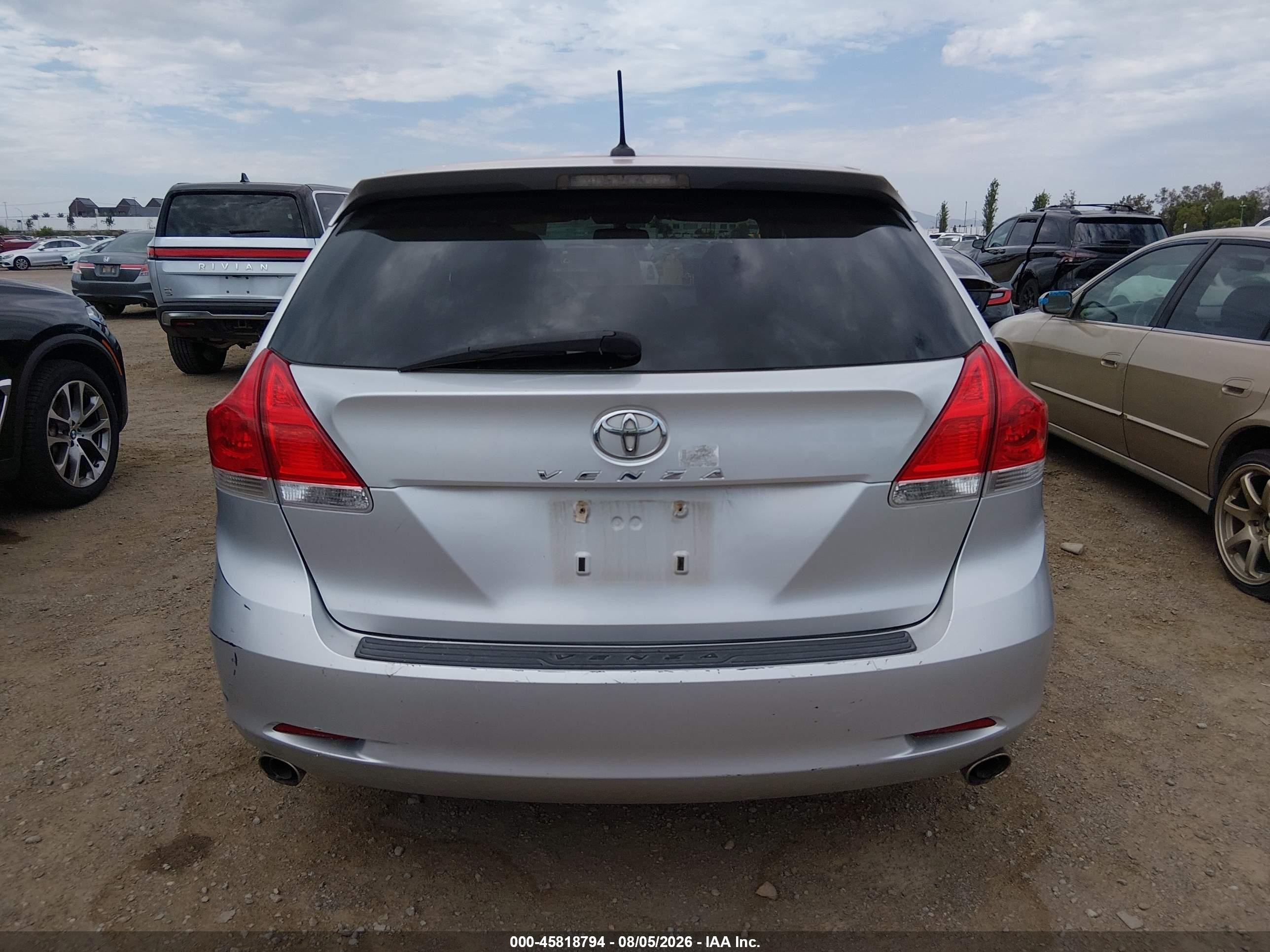 2011 Toyota Venza Base V6 Silver vin: 4T3ZK3BB3BU043909