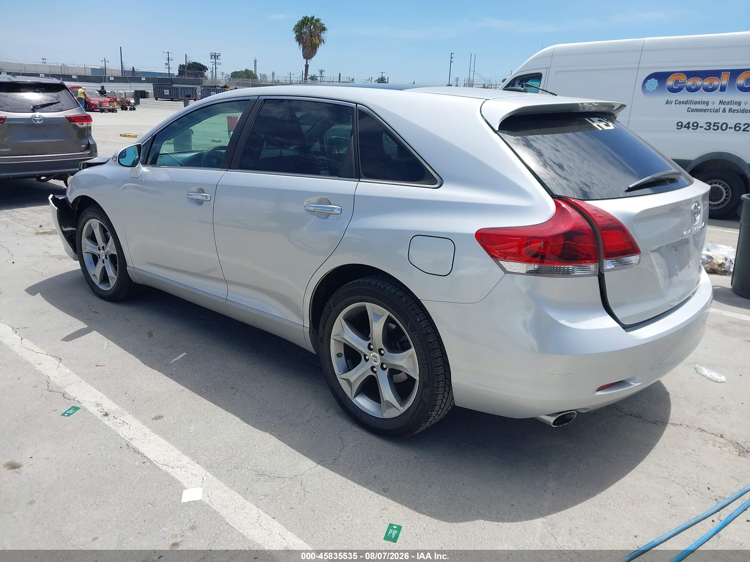 2013 Toyota Venza Xle V6 Silver vin: 4T3ZK3BB3DU055870