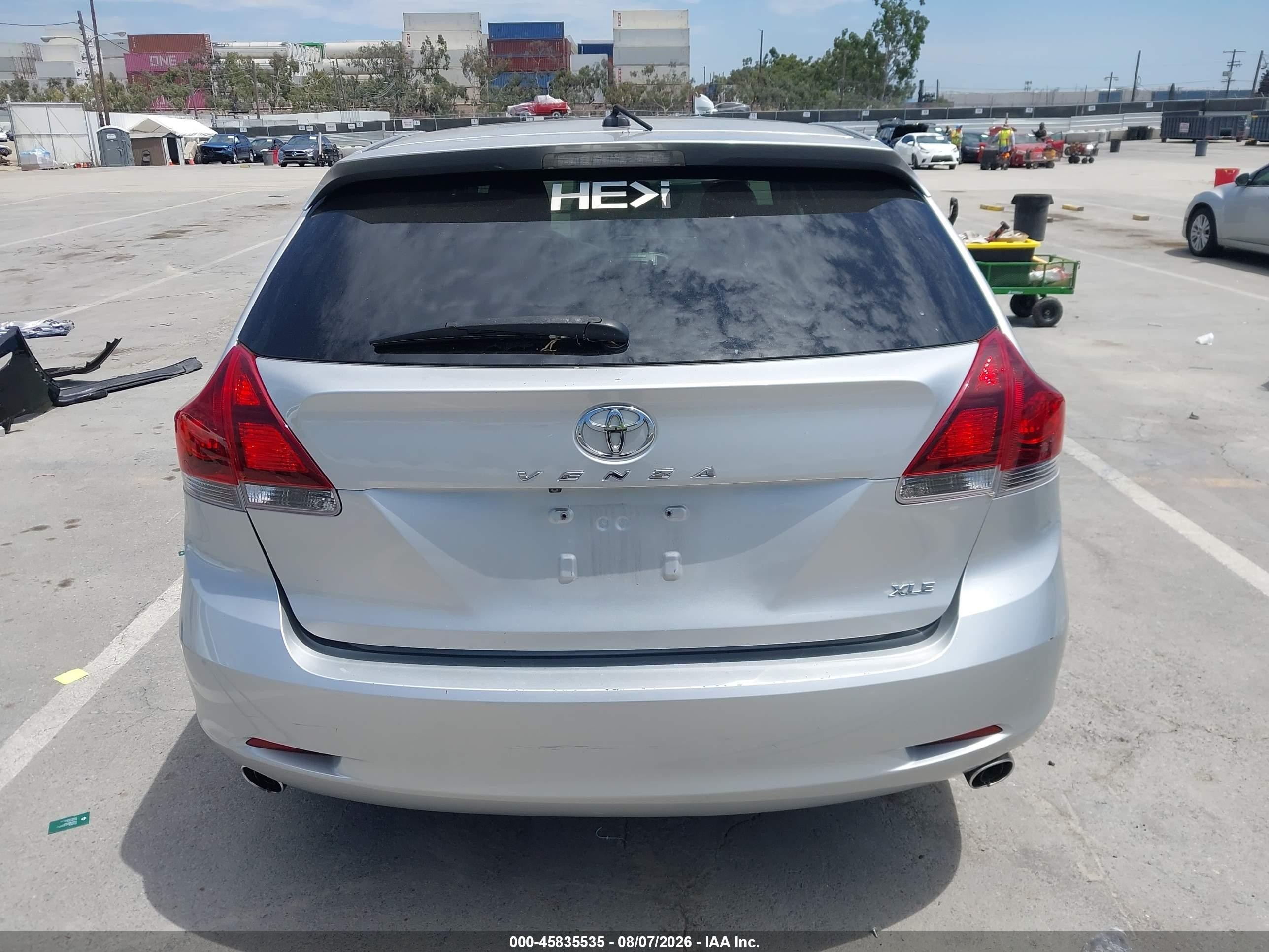 2013 Toyota Venza Xle V6 Silver vin: 4T3ZK3BB3DU055870