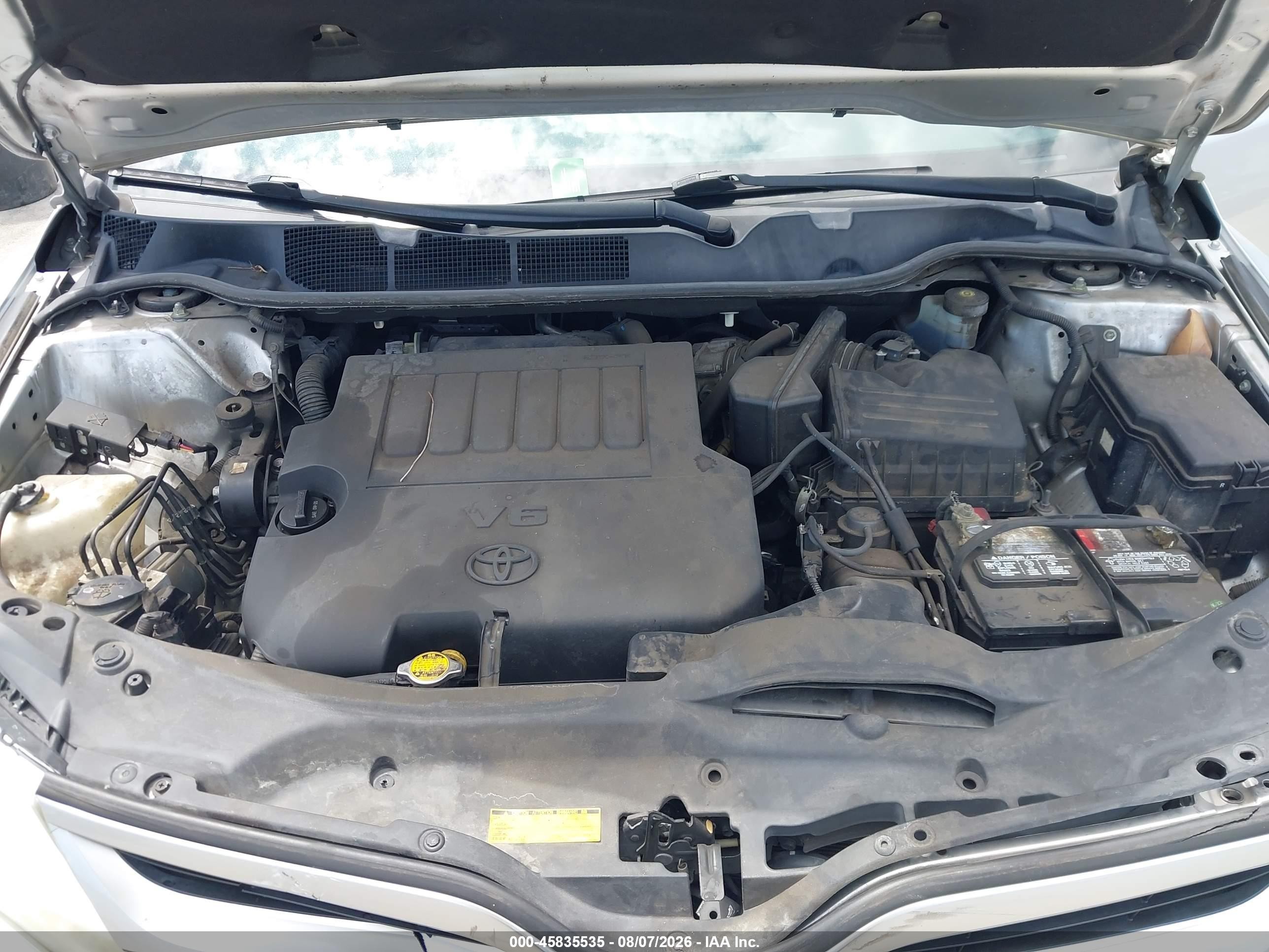 2013 Toyota Venza Xle V6 Silver vin: 4T3ZK3BB3DU055870