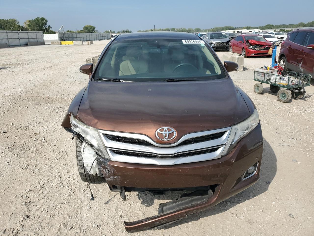 2014 Toyota Venza Le Коричневый vin: 4T3ZK3BB3EU063923