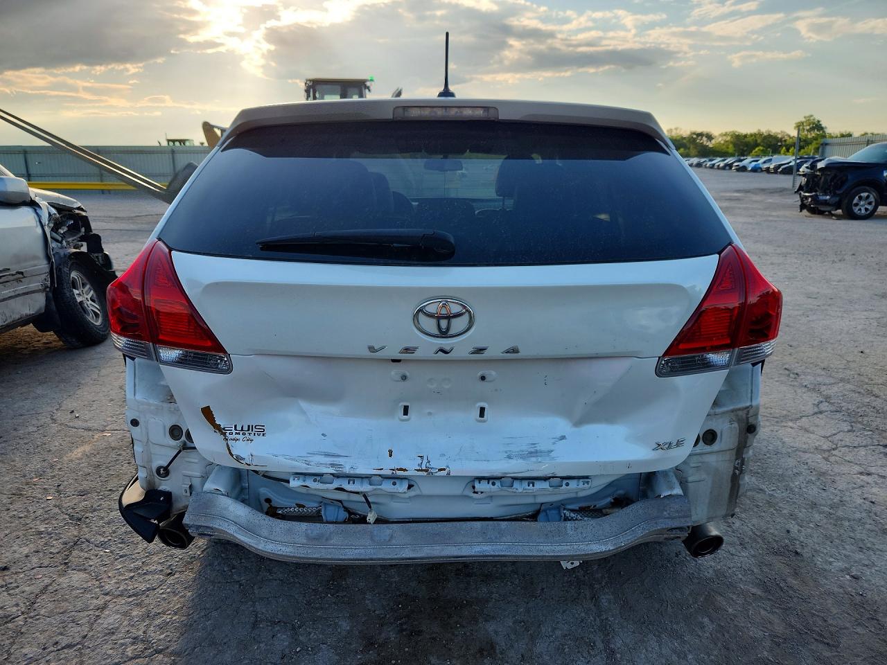 2015 Toyota Venza Xle White vin: 4T3ZK3BB3FU071716