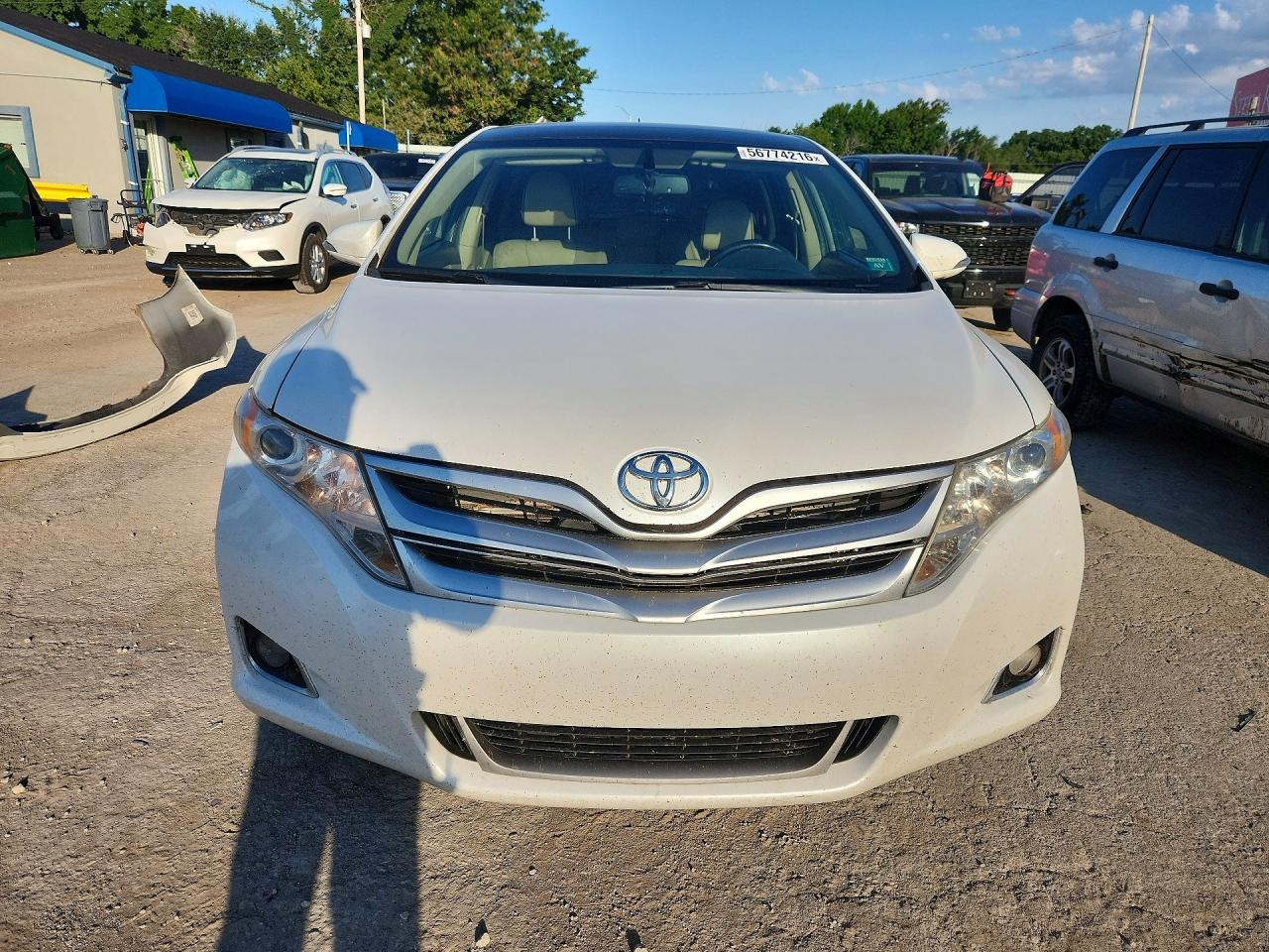 2015 Toyota Venza Xle White vin: 4T3ZK3BB3FU071716