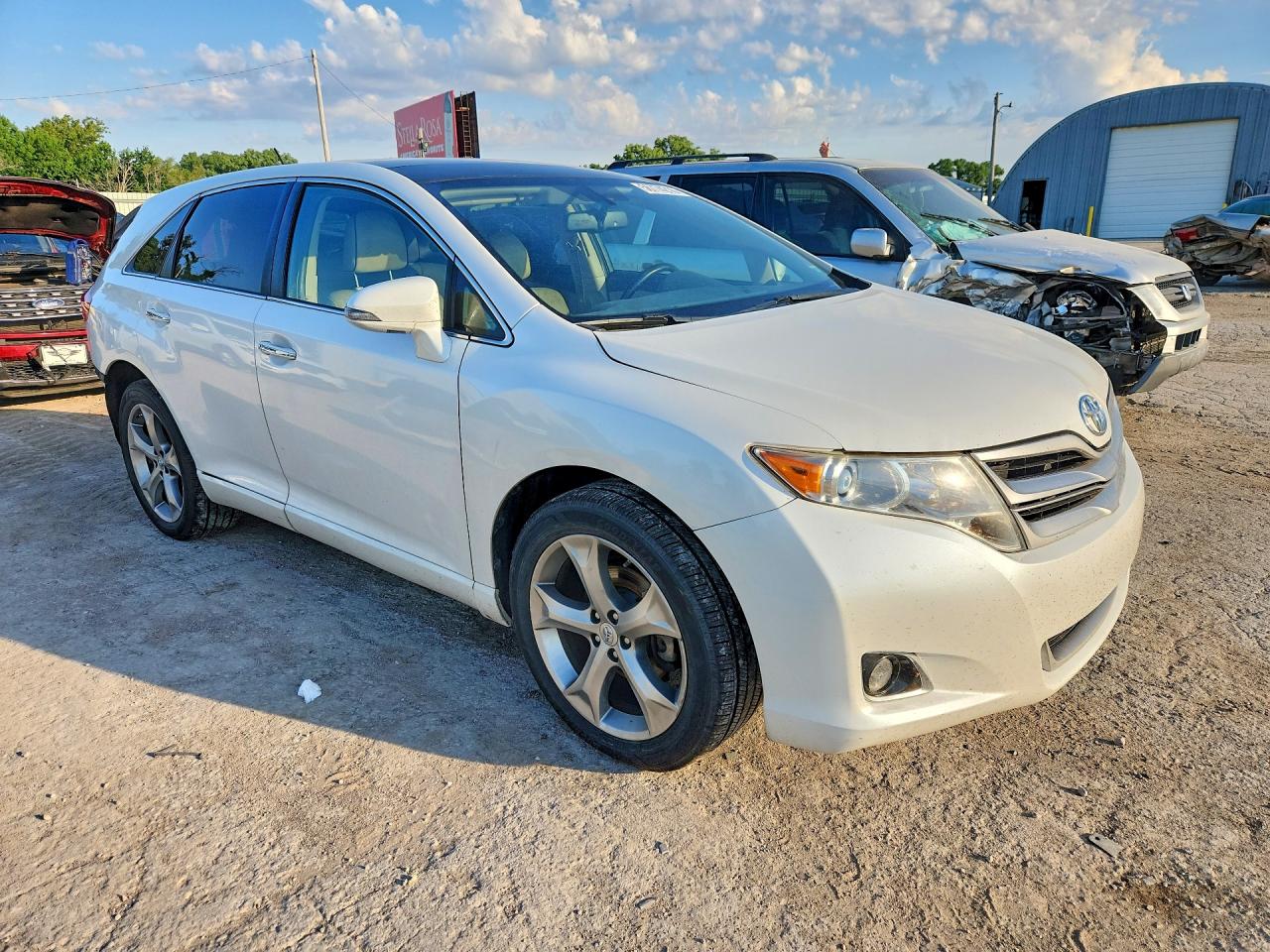 2015 Toyota Venza Xle White vin: 4T3ZK3BB3FU071716