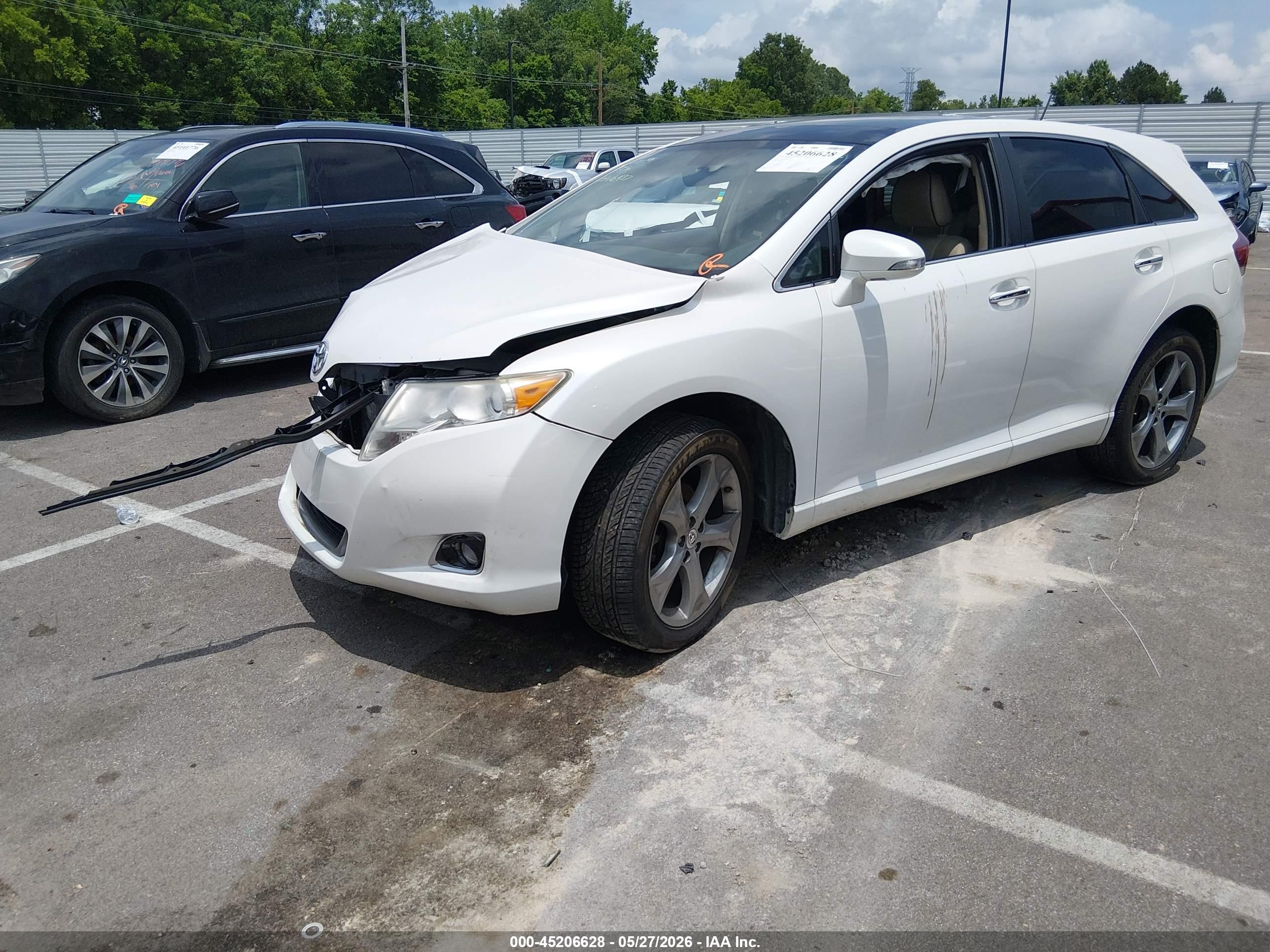 2015 Toyota Venza Xle V6 Белый vin: 4T3ZK3BB3FU072977