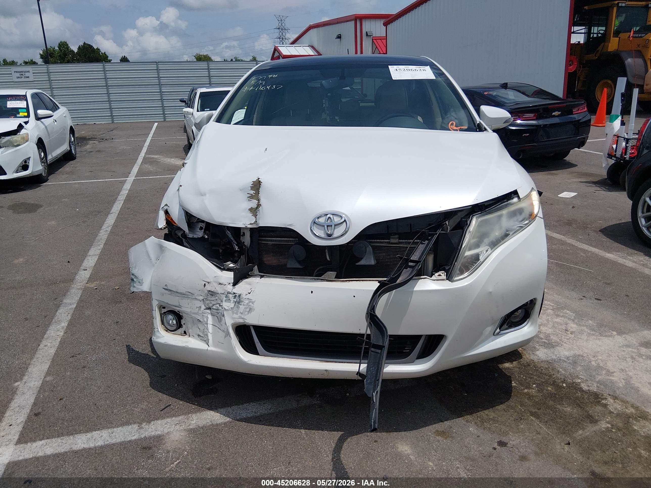 2015 Toyota Venza Xle V6 Белый vin: 4T3ZK3BB3FU072977