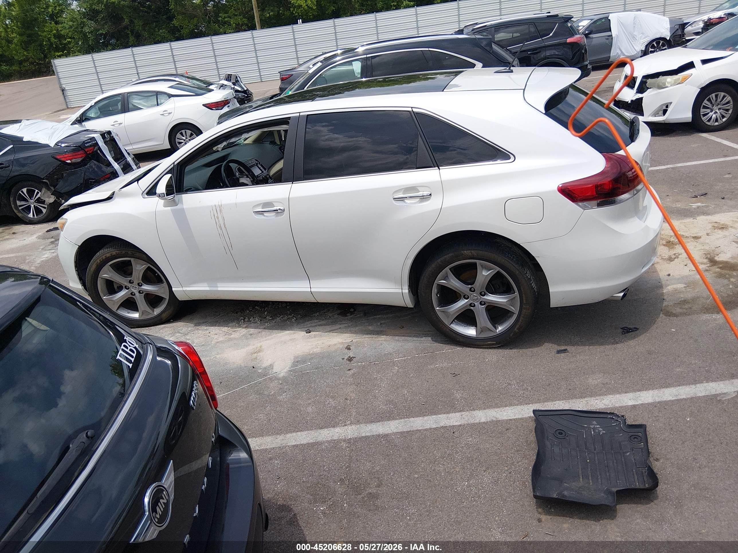 2015 Toyota Venza Xle V6 Белый vin: 4T3ZK3BB3FU072977