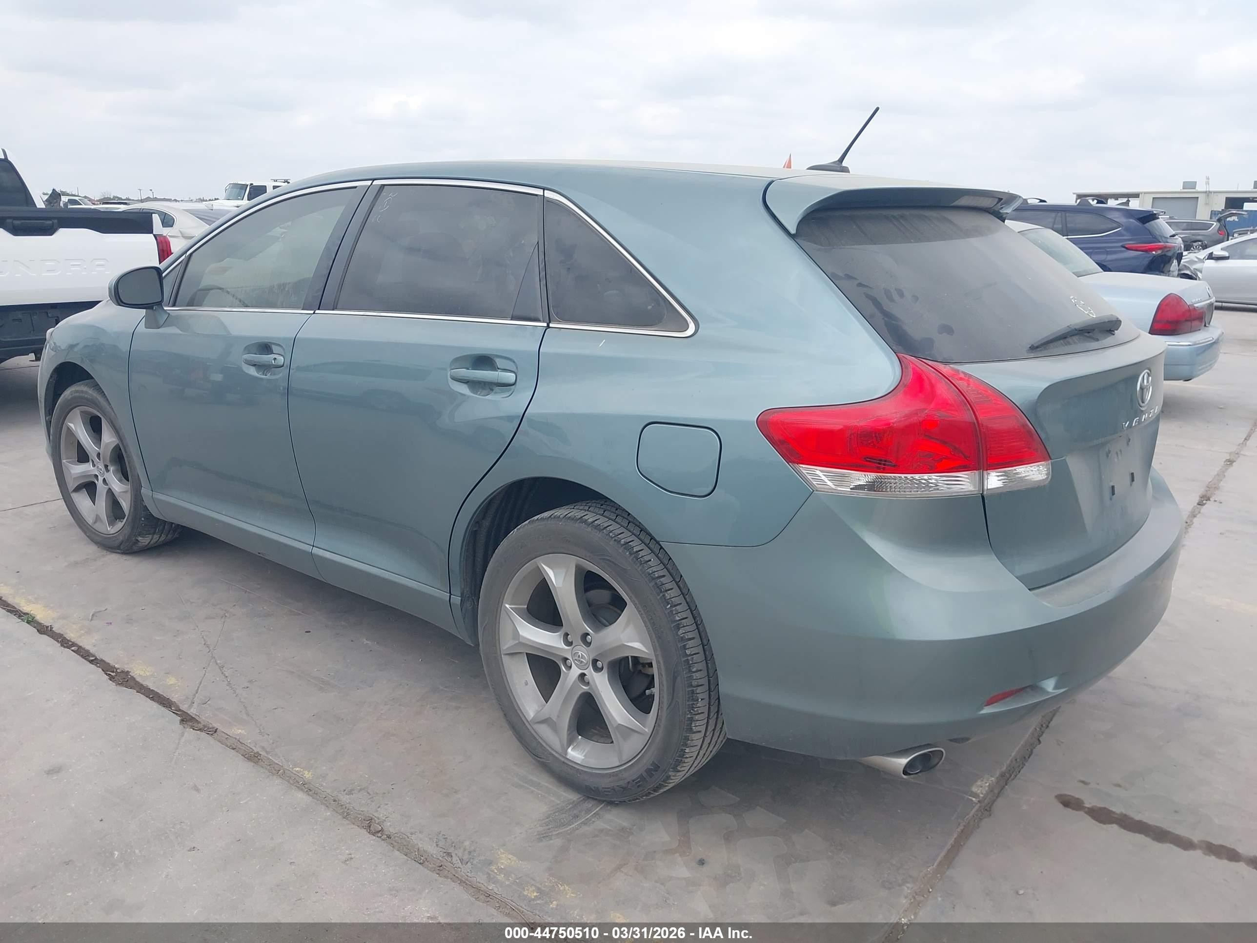 2010 Toyota Venza Base V6 Blue vin: 4T3ZK3BB4AU022033