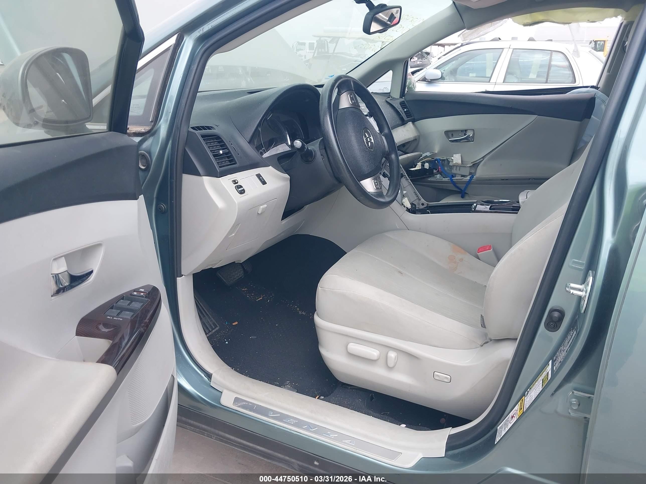 2010 Toyota Venza Base V6 Blue vin: 4T3ZK3BB4AU022033