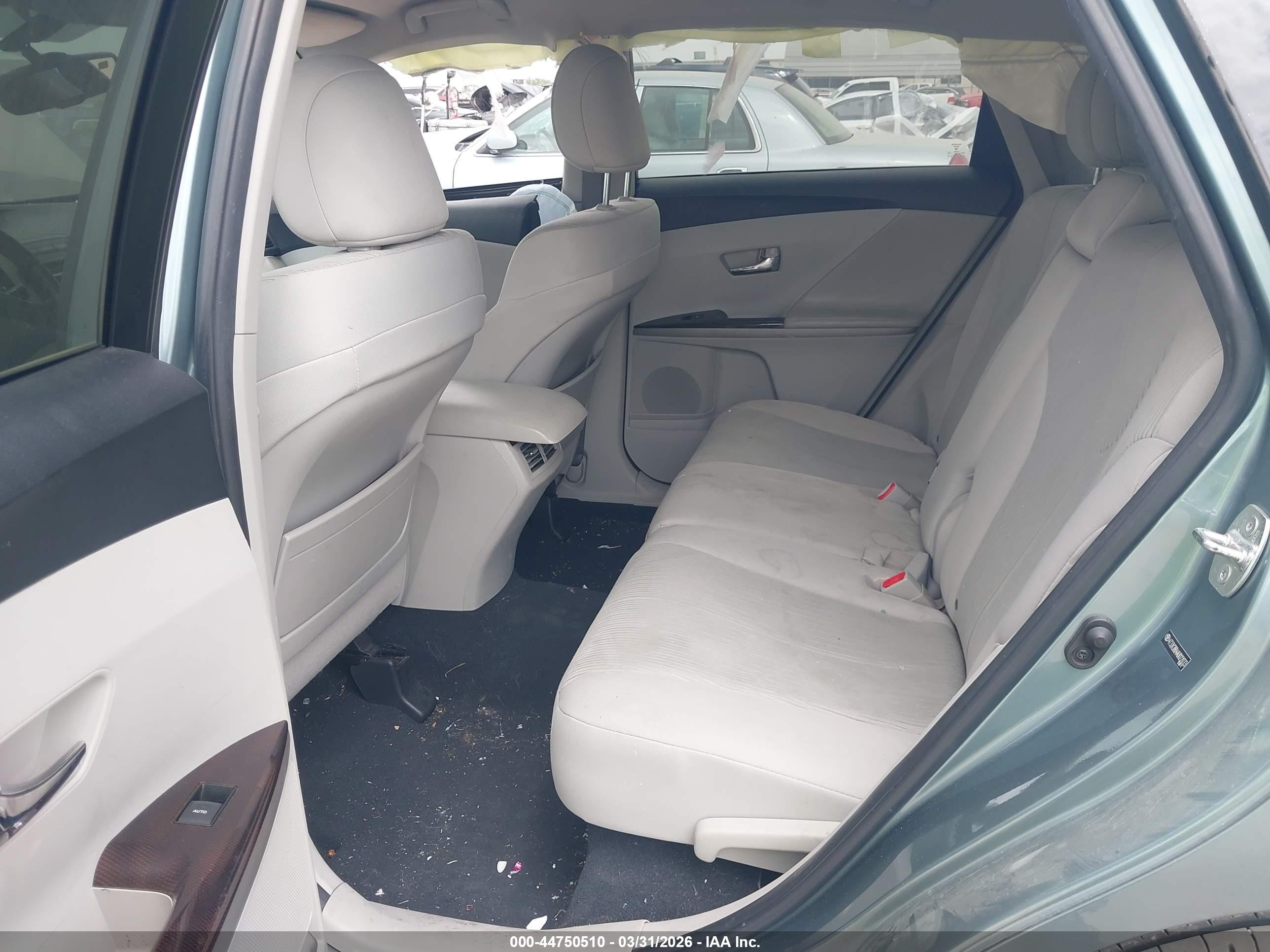 2010 Toyota Venza Base V6 Blue vin: 4T3ZK3BB4AU022033