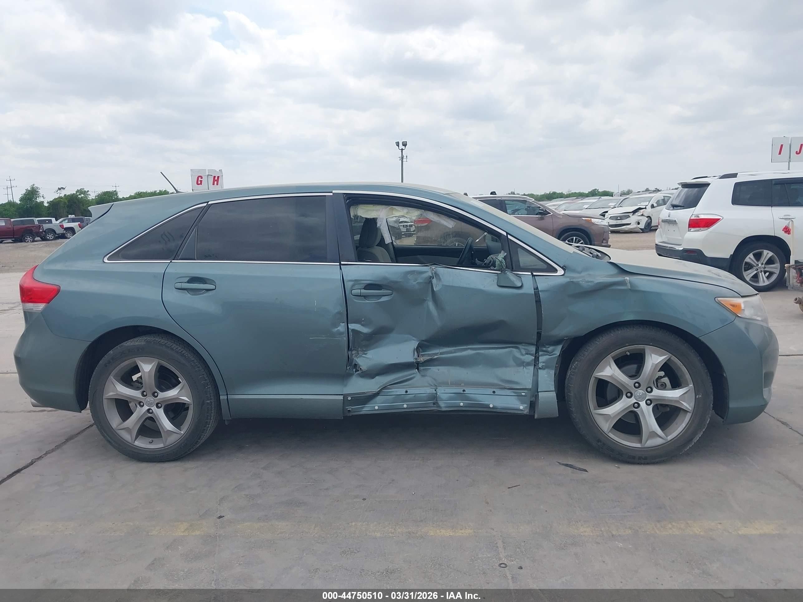 2010 Toyota Venza Base V6 Blue vin: 4T3ZK3BB4AU022033