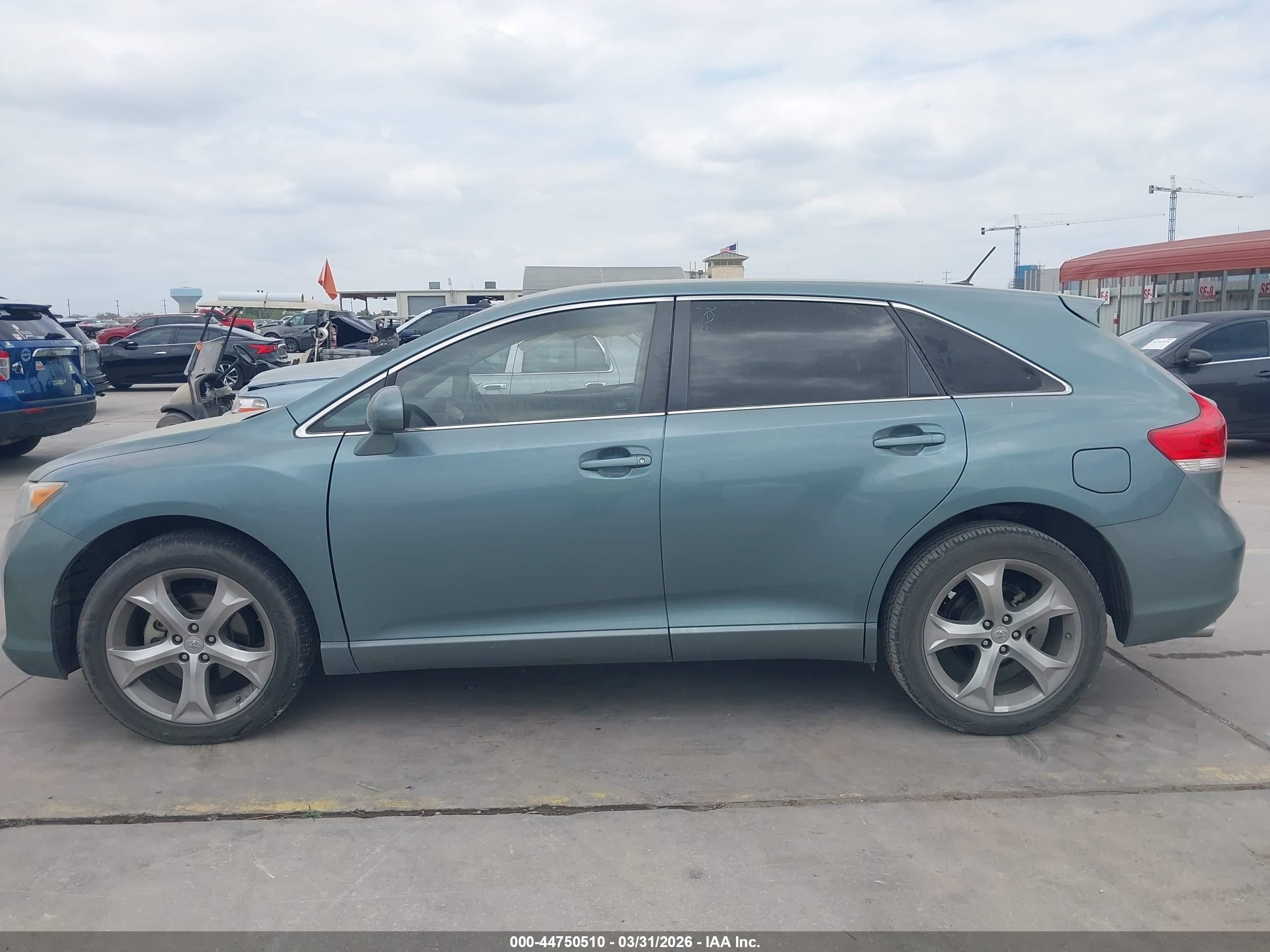 2010 Toyota Venza Base V6 Blue vin: 4T3ZK3BB4AU022033