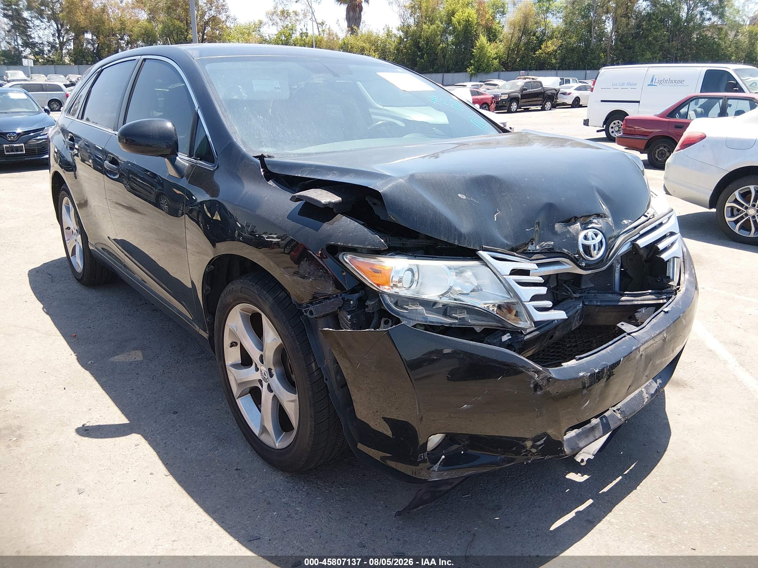 2011 Toyota Venza Base V6 Black vin: 4T3ZK3BB4BU036547
