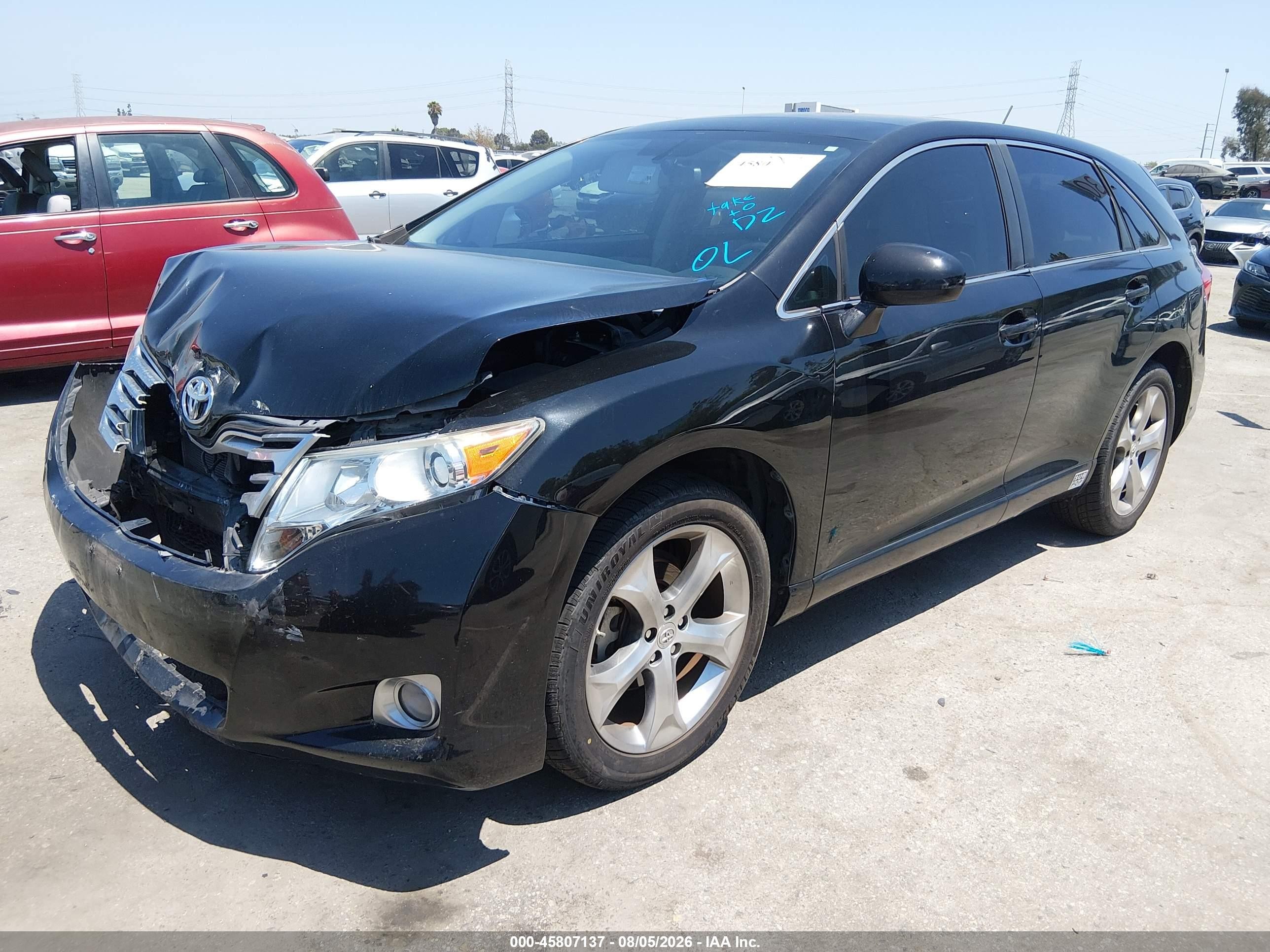 2011 Toyota Venza Base V6 Black vin: 4T3ZK3BB4BU036547