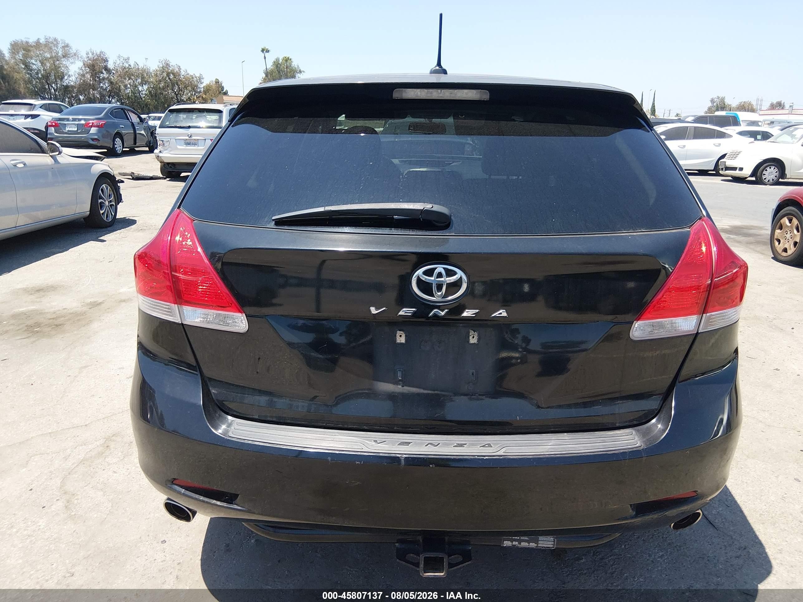 2011 Toyota Venza Base V6 Black vin: 4T3ZK3BB4BU036547