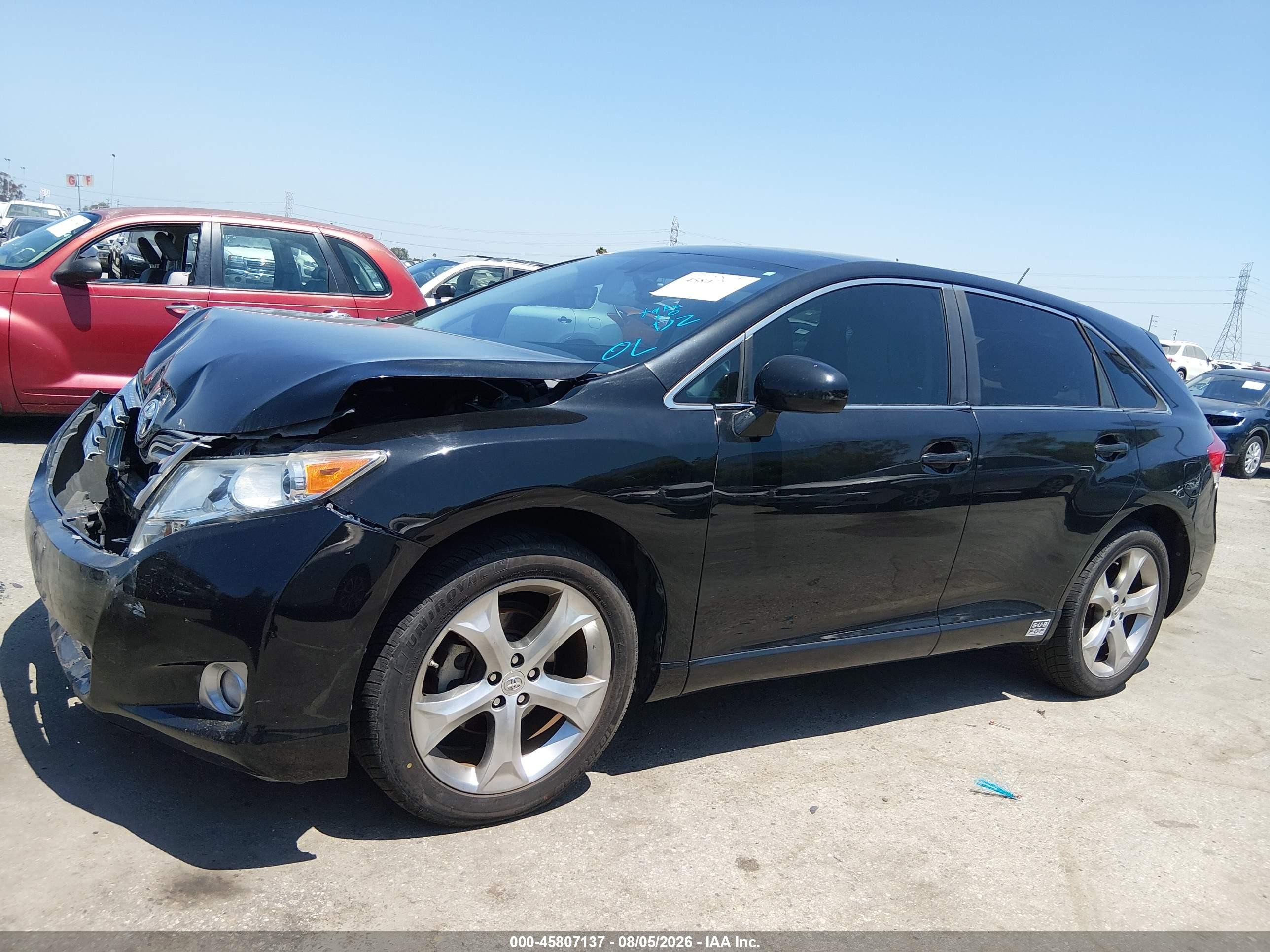 2011 Toyota Venza Base V6 Black vin: 4T3ZK3BB4BU036547