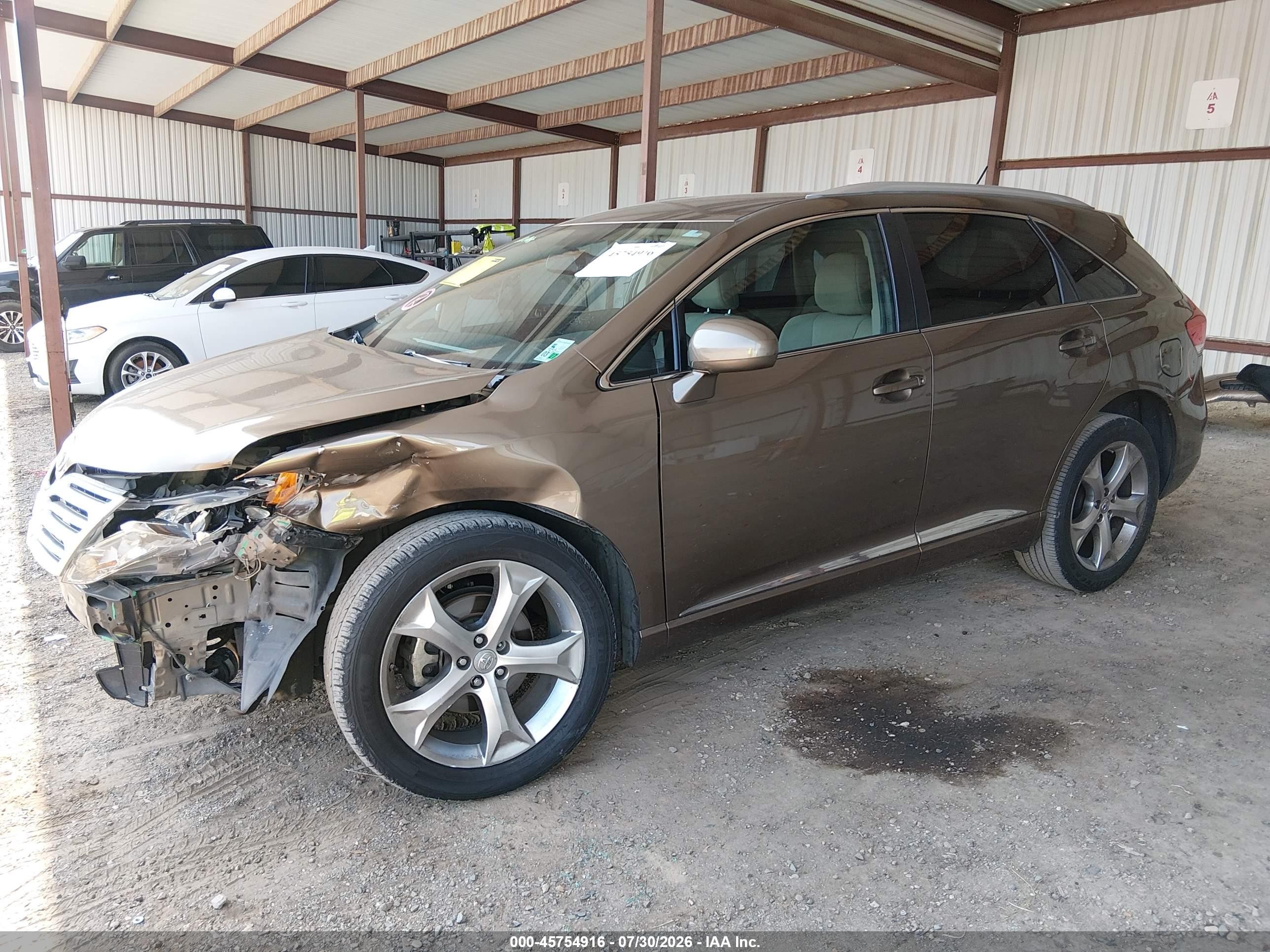 2011 Toyota Venza Base V6 Brown vin: 4T3ZK3BB4BU037827