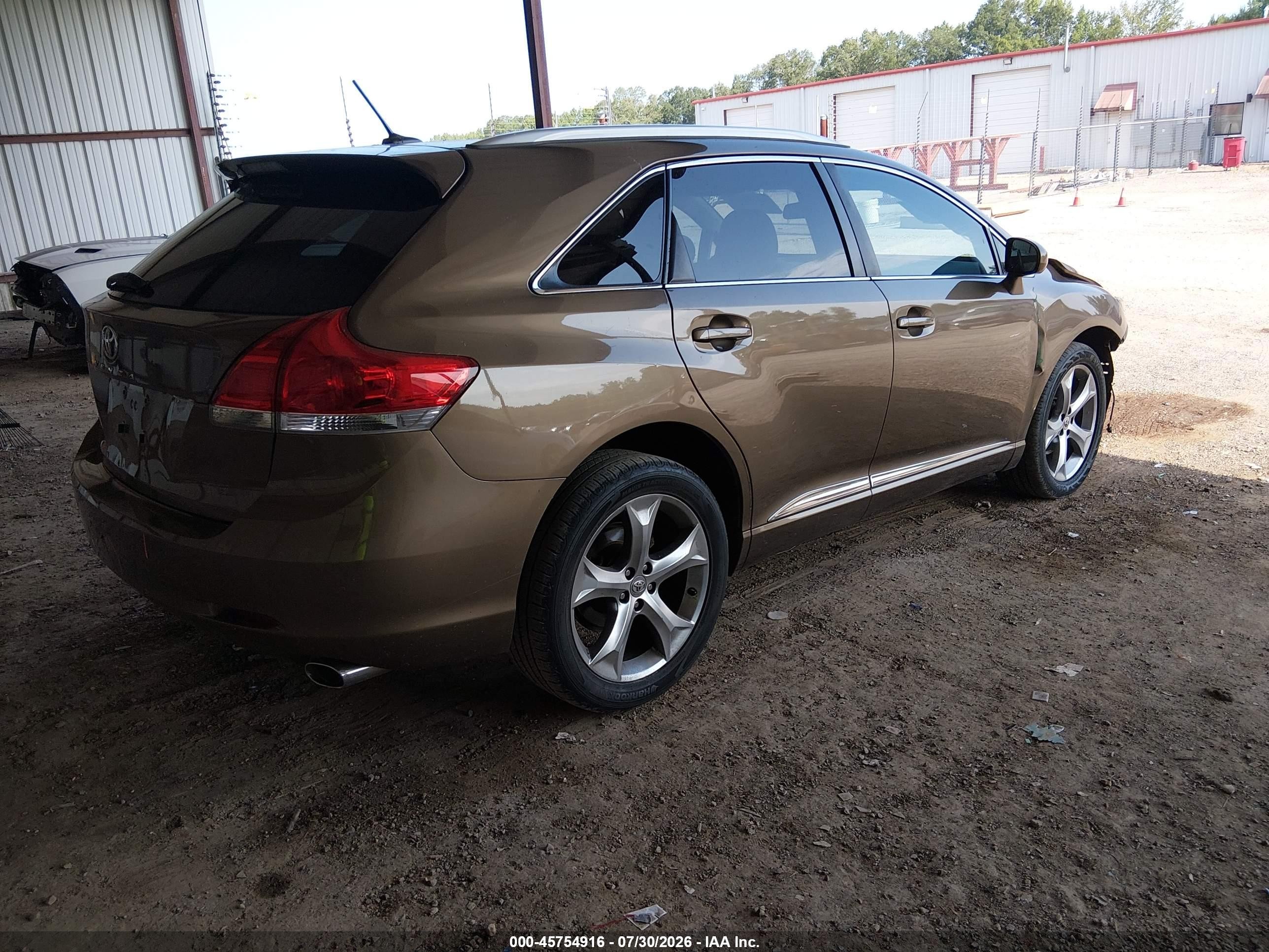2011 Toyota Venza Base V6 Brown vin: 4T3ZK3BB4BU037827