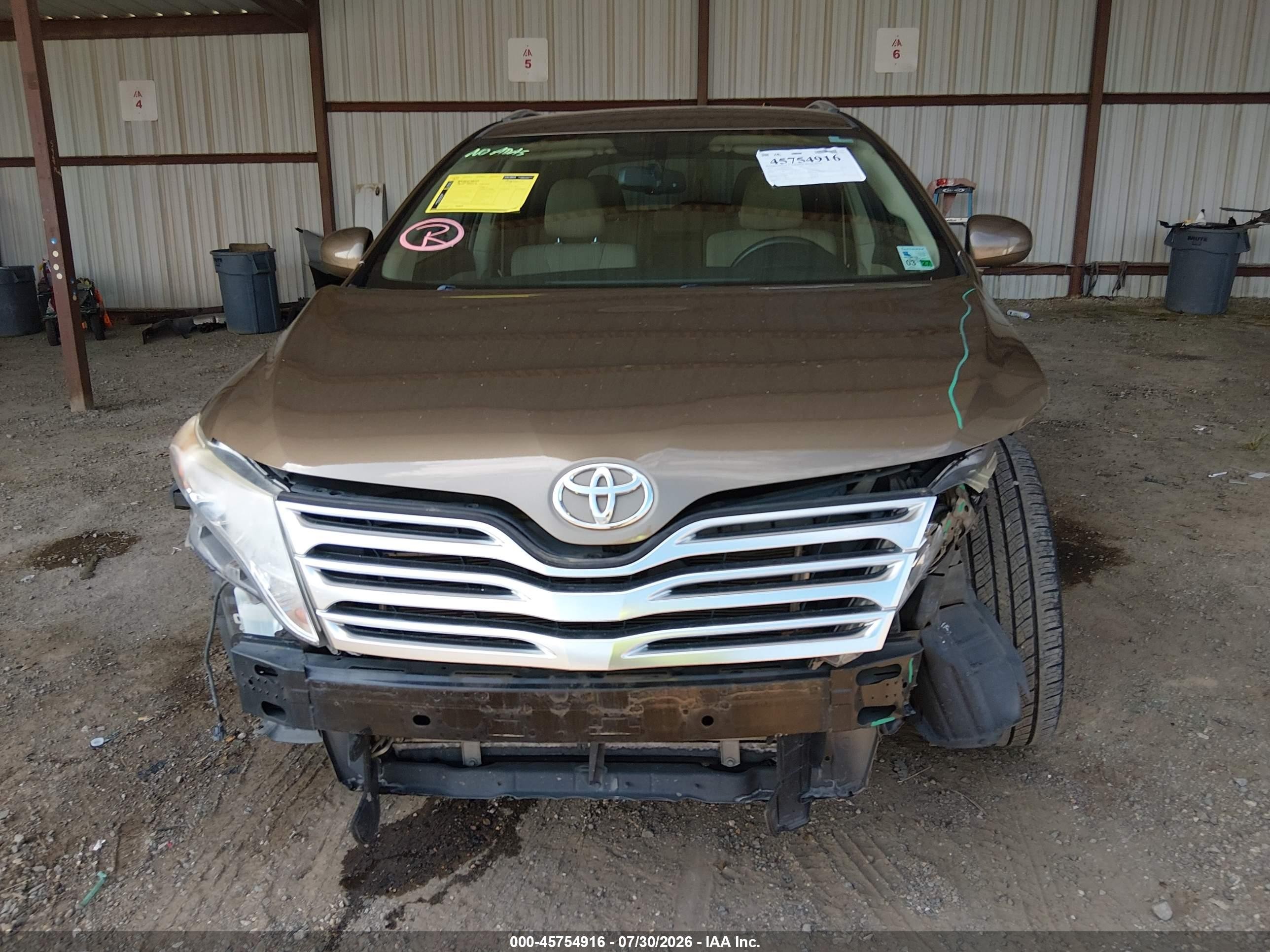 2011 Toyota Venza Base V6 Brown vin: 4T3ZK3BB4BU037827
