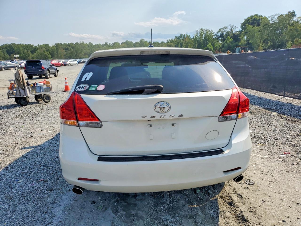 2011 Toyota Venza Fwd V6 White vin: 4T3ZK3BB4BU041666