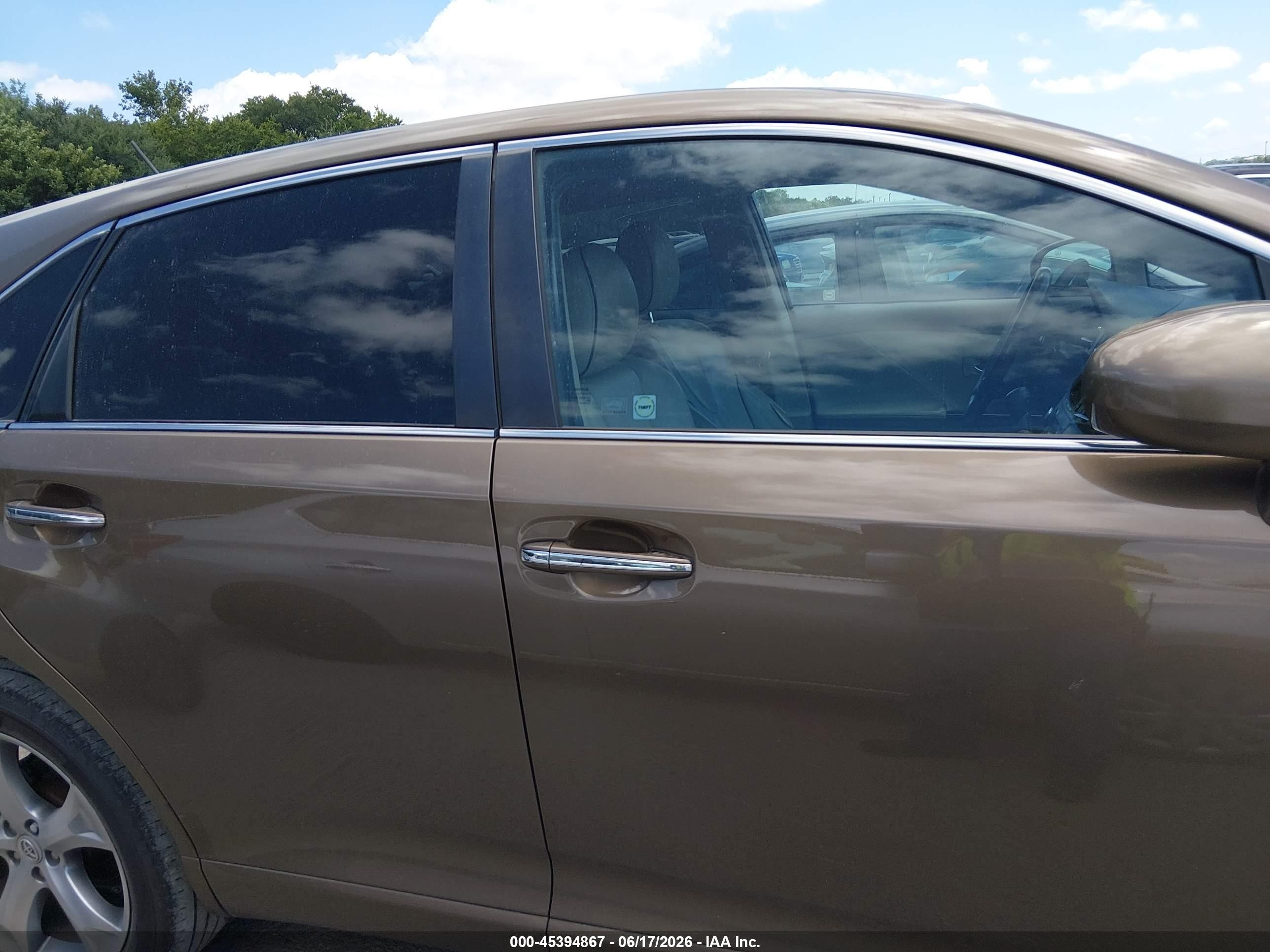 2012 Toyota Venza Limited V6 Gold vin: 4T3ZK3BB4CU052104