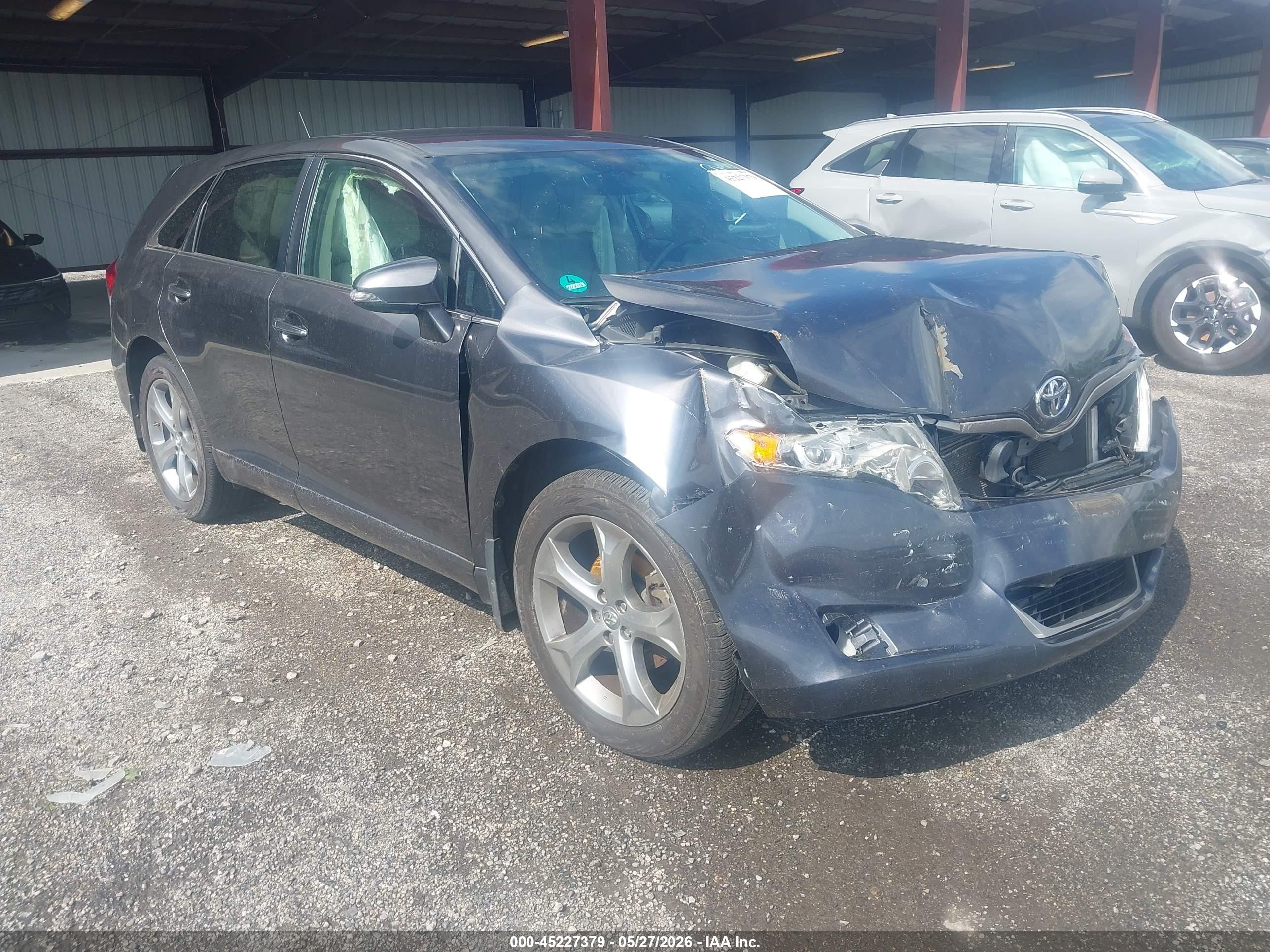 2014 Toyota Venza Xle V6 Серый vin: 4T3ZK3BB4EU066507