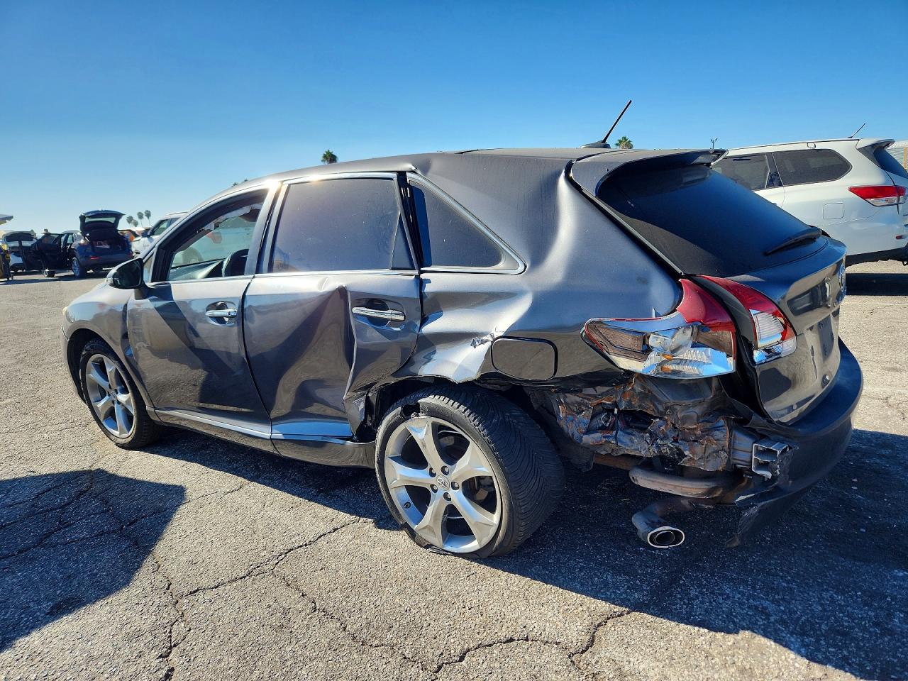 2015 Toyota Venza Xle Gray vin: 4T3ZK3BB4FU073572