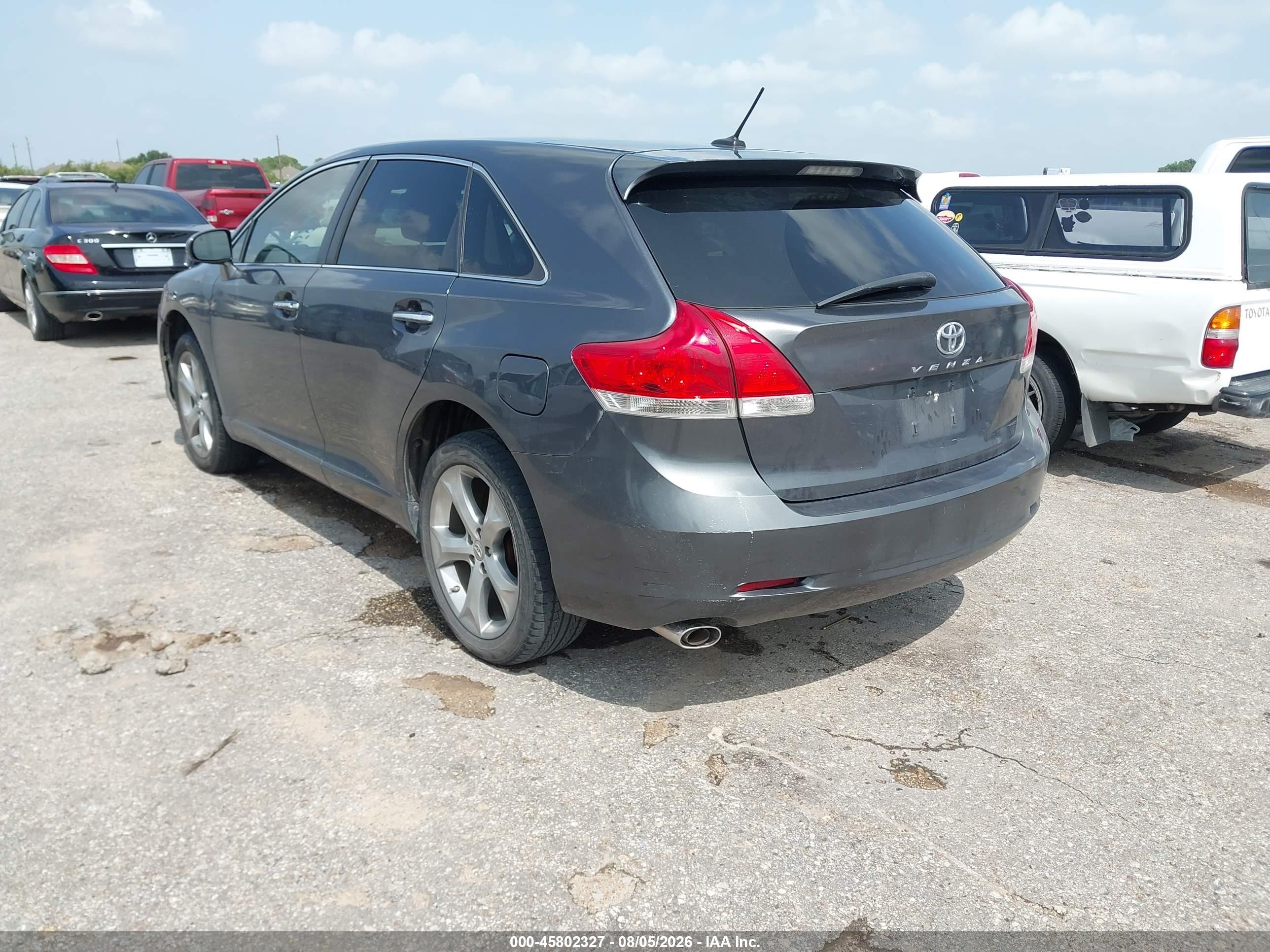 2010 Toyota Venza Base V6 Gray vin: 4T3ZK3BB5AU022154