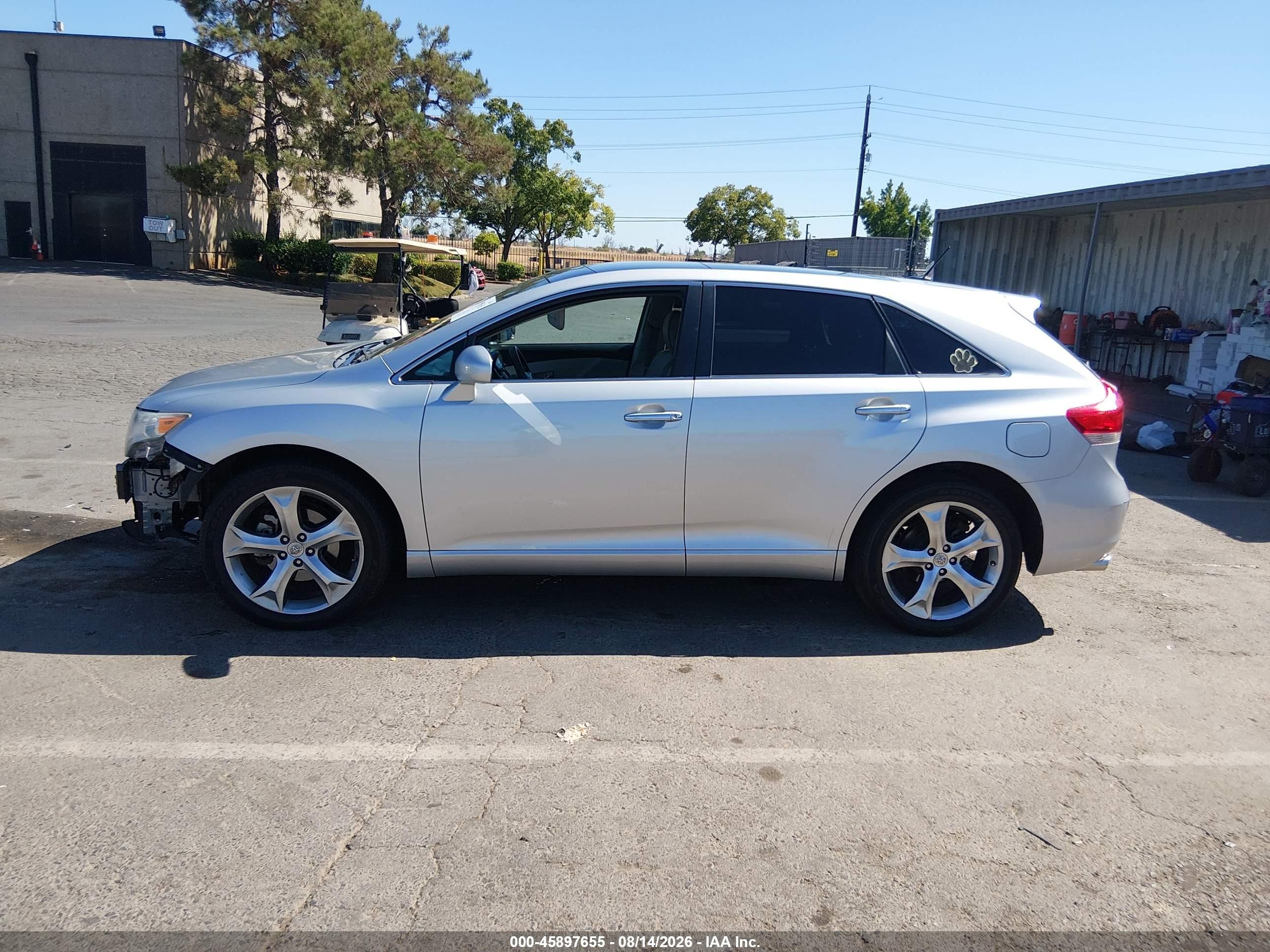 2010 Toyota Venza Base V6 Silver vin: 4T3ZK3BB5AU025815