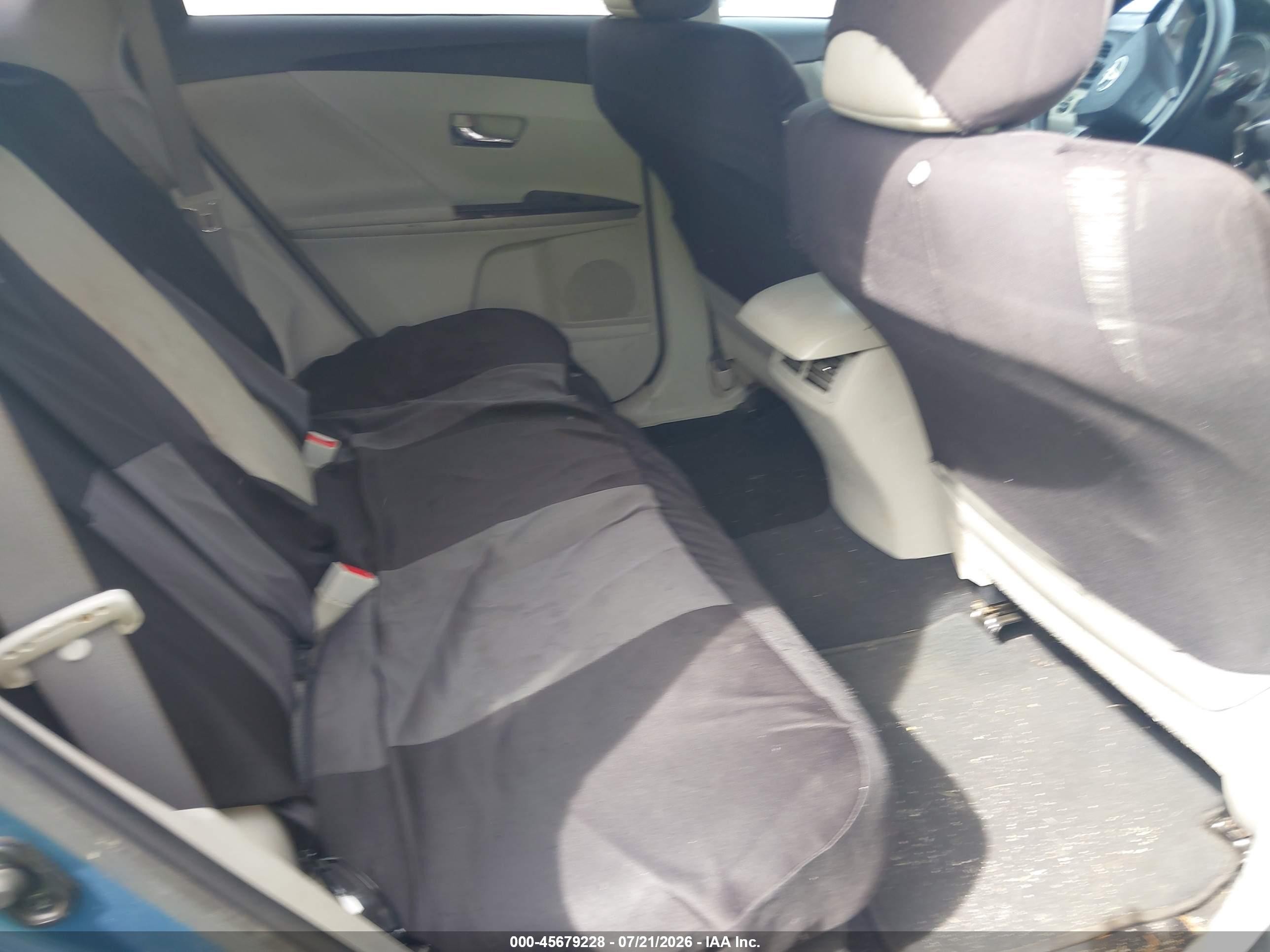 2010 Toyota Venza Base V6 Light Blue vin: 4T3ZK3BB5AU027337