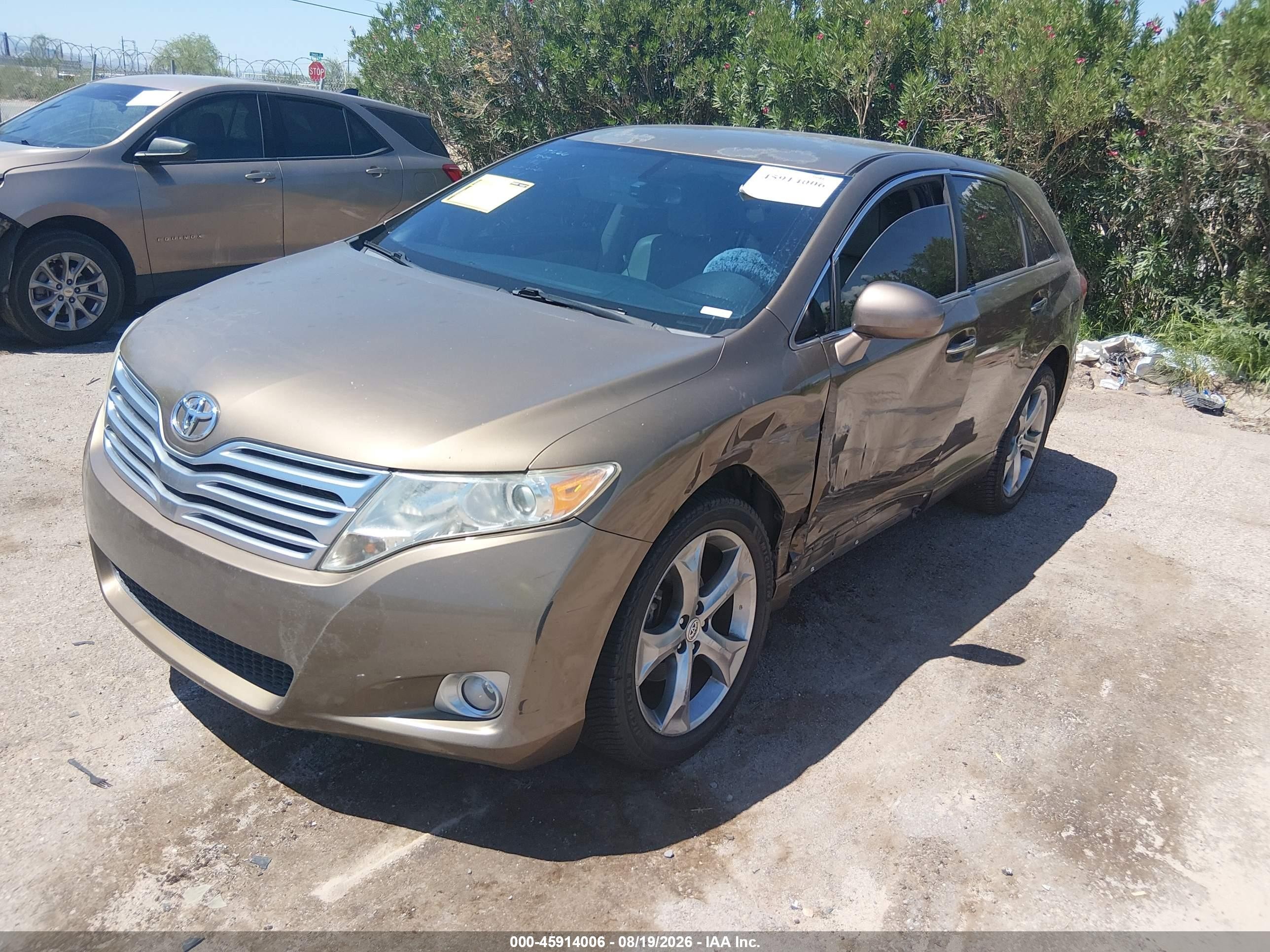 2010 Toyota Venza Base V6 Brown vin: 4T3ZK3BB5AU027435