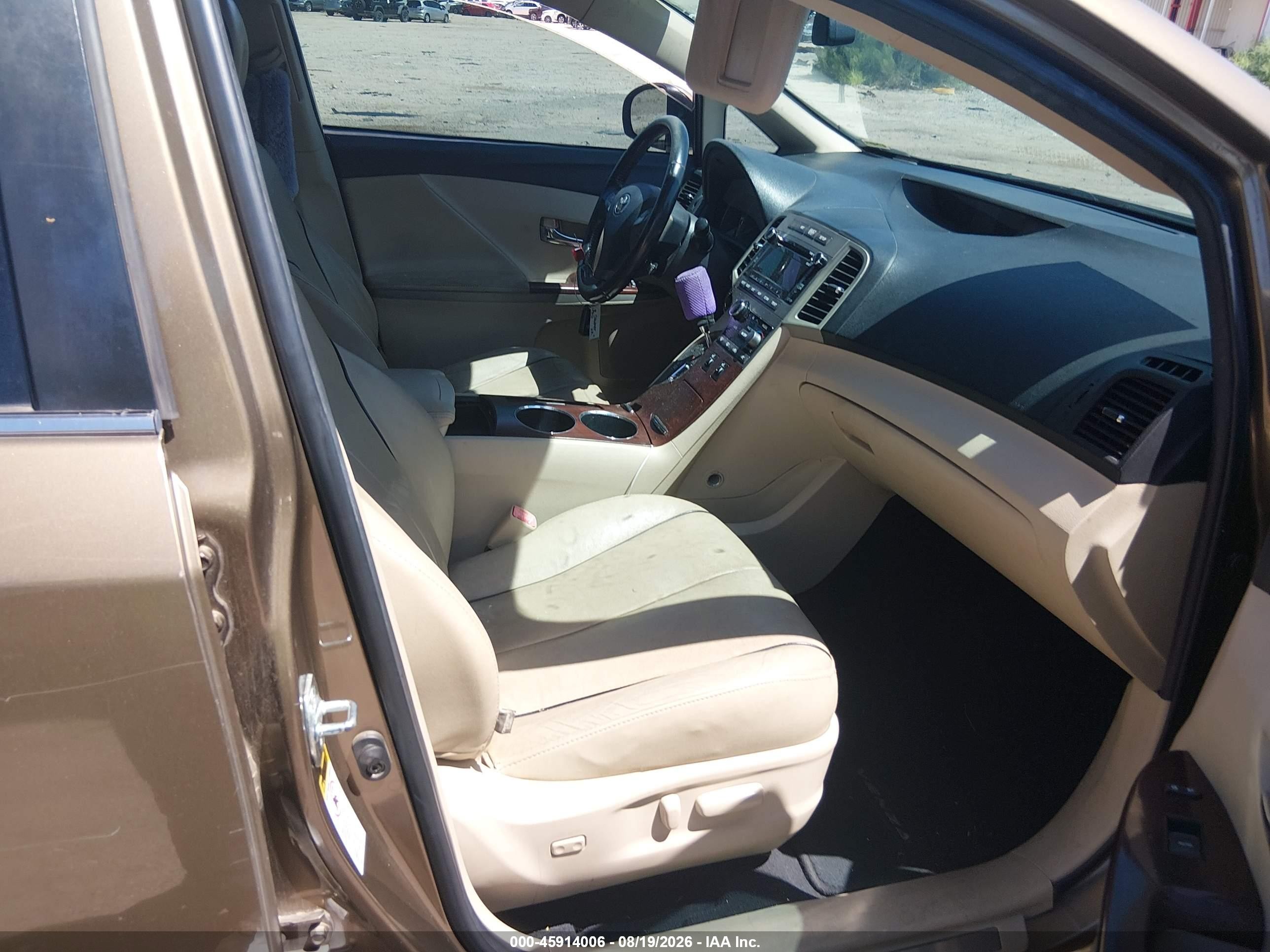 2010 Toyota Venza Base V6 Brown vin: 4T3ZK3BB5AU027435