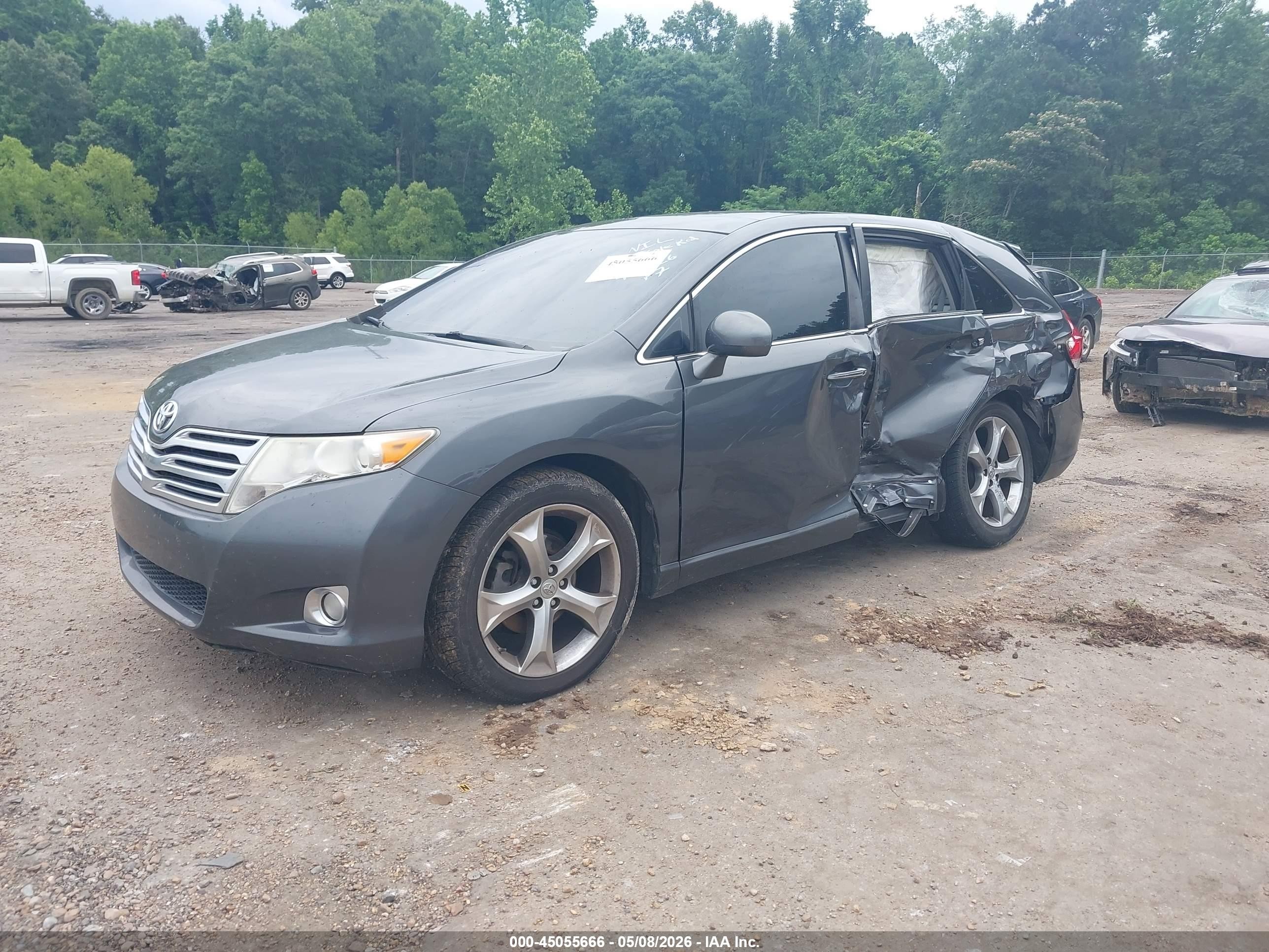 2011 Toyota Venza Base V6 Gray vin: 4T3ZK3BB5BU042972