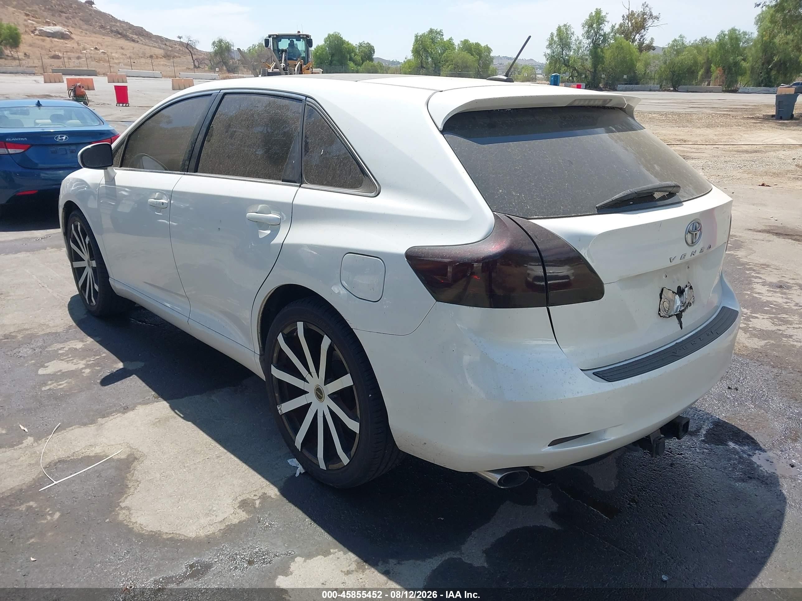 2011 Toyota Venza Base V6 White vin: 4T3ZK3BB5BU045046