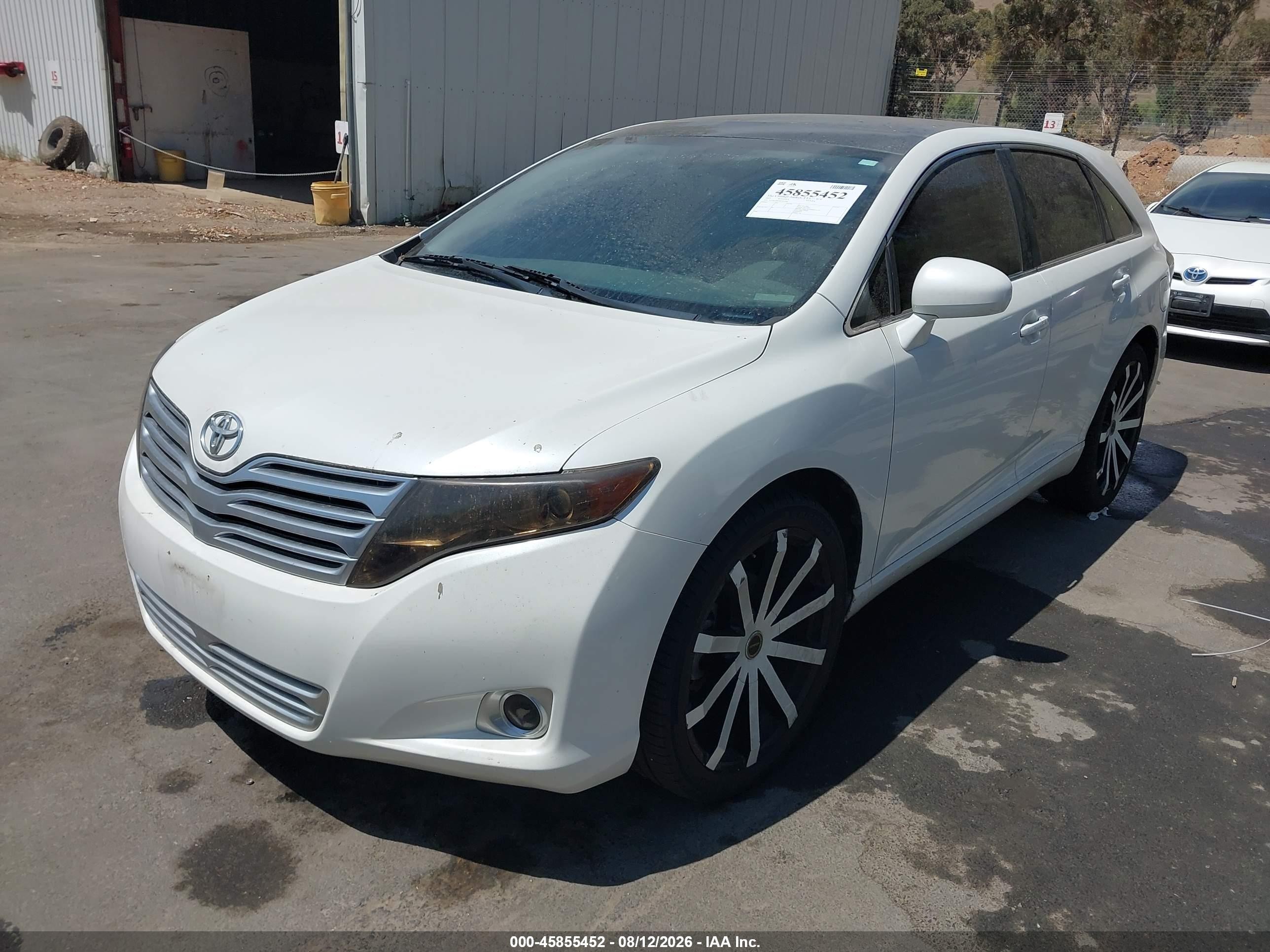 2011 Toyota Venza Base V6 White vin: 4T3ZK3BB5BU045046