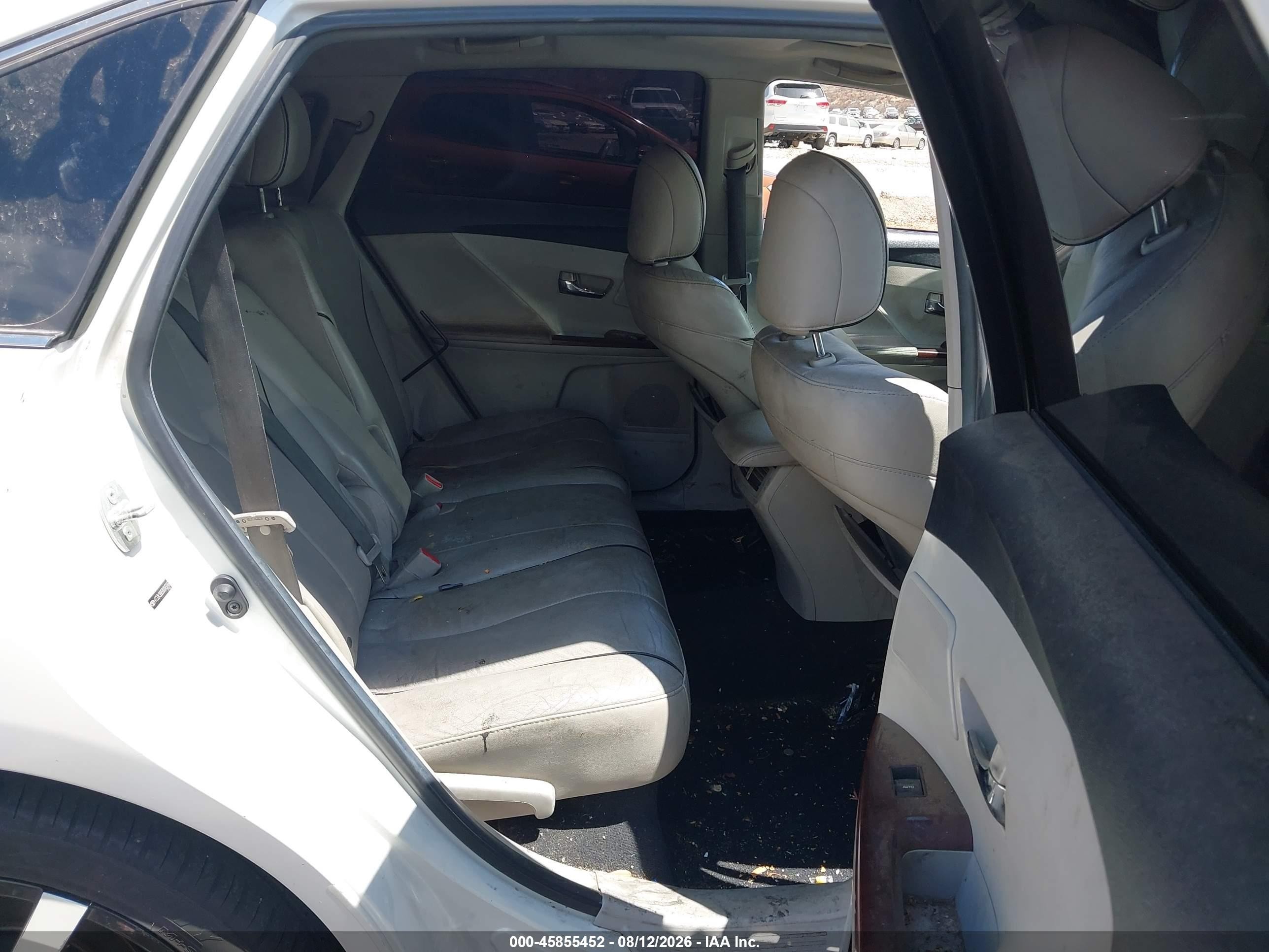 2011 Toyota Venza Base V6 White vin: 4T3ZK3BB5BU045046