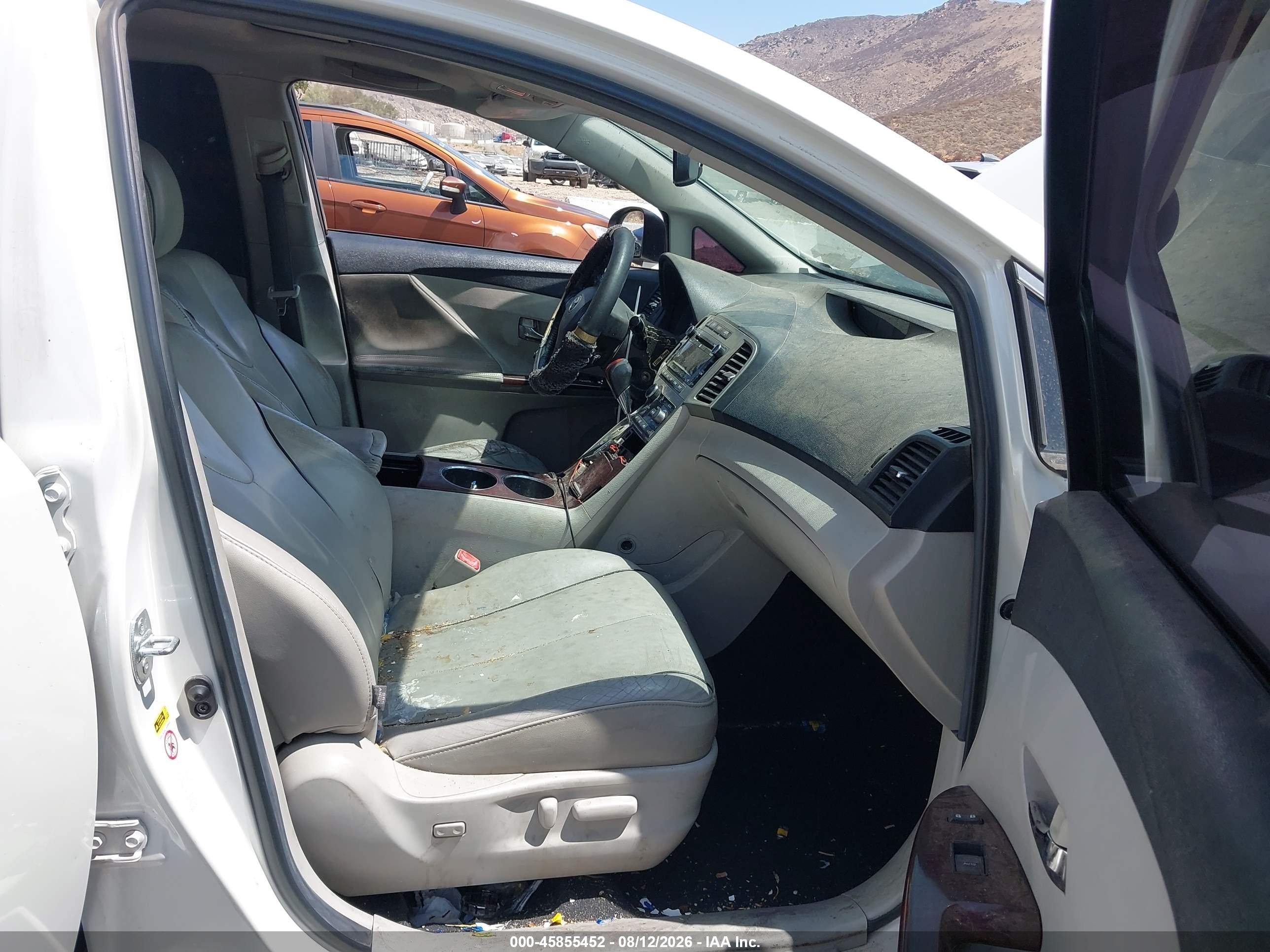 2011 Toyota Venza Base V6 White vin: 4T3ZK3BB5BU045046