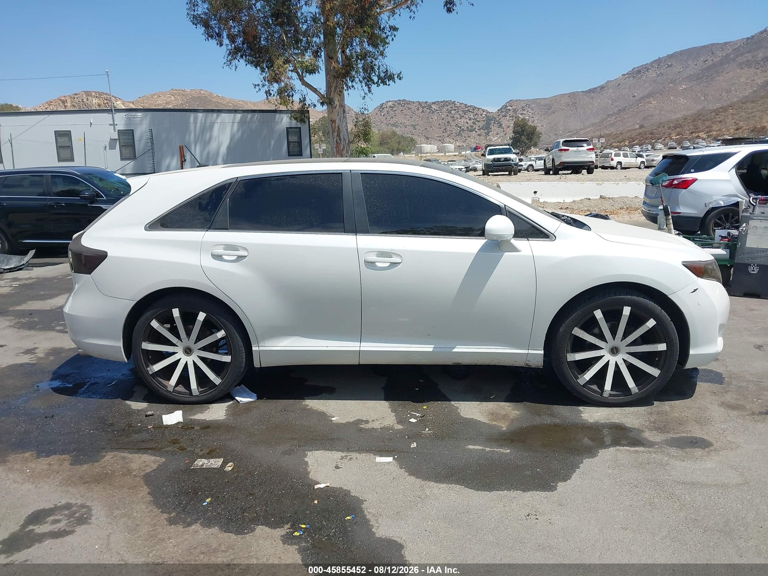 2011 Toyota Venza Base V6 White vin: 4T3ZK3BB5BU045046