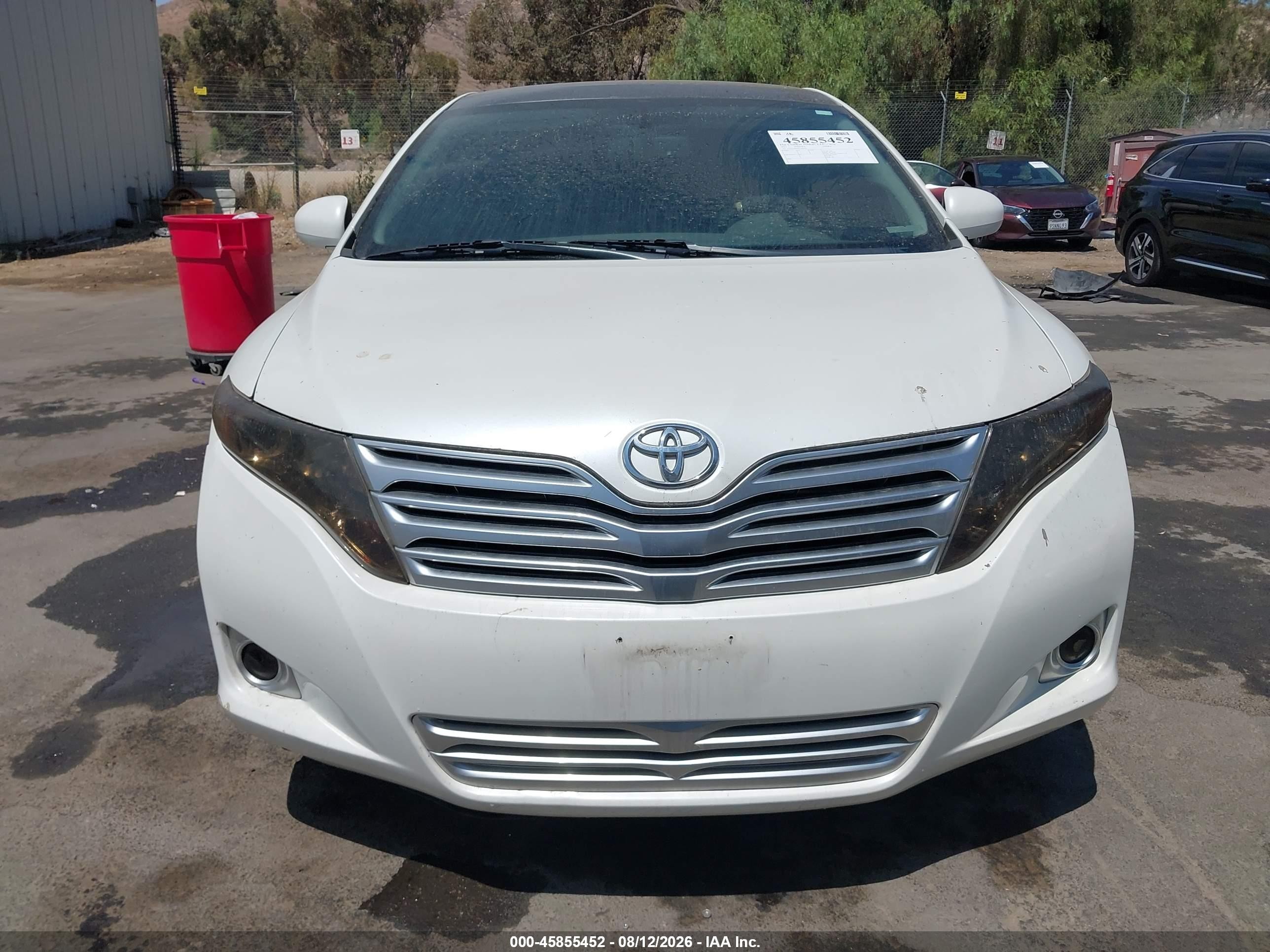 2011 Toyota Venza Base V6 White vin: 4T3ZK3BB5BU045046